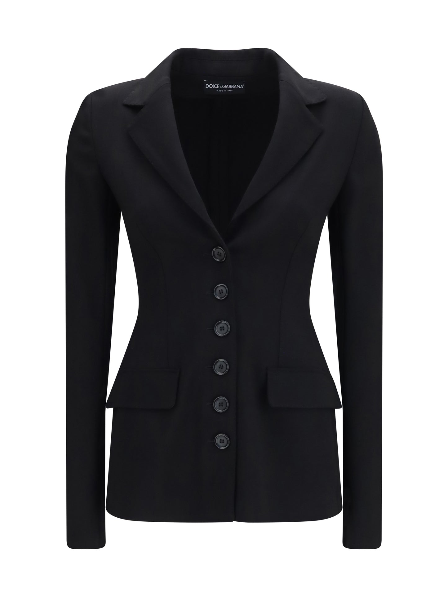 Dolce & Gabbana Women Stretch Wool Single Breasted Jacket DOLCE & GABBANA
