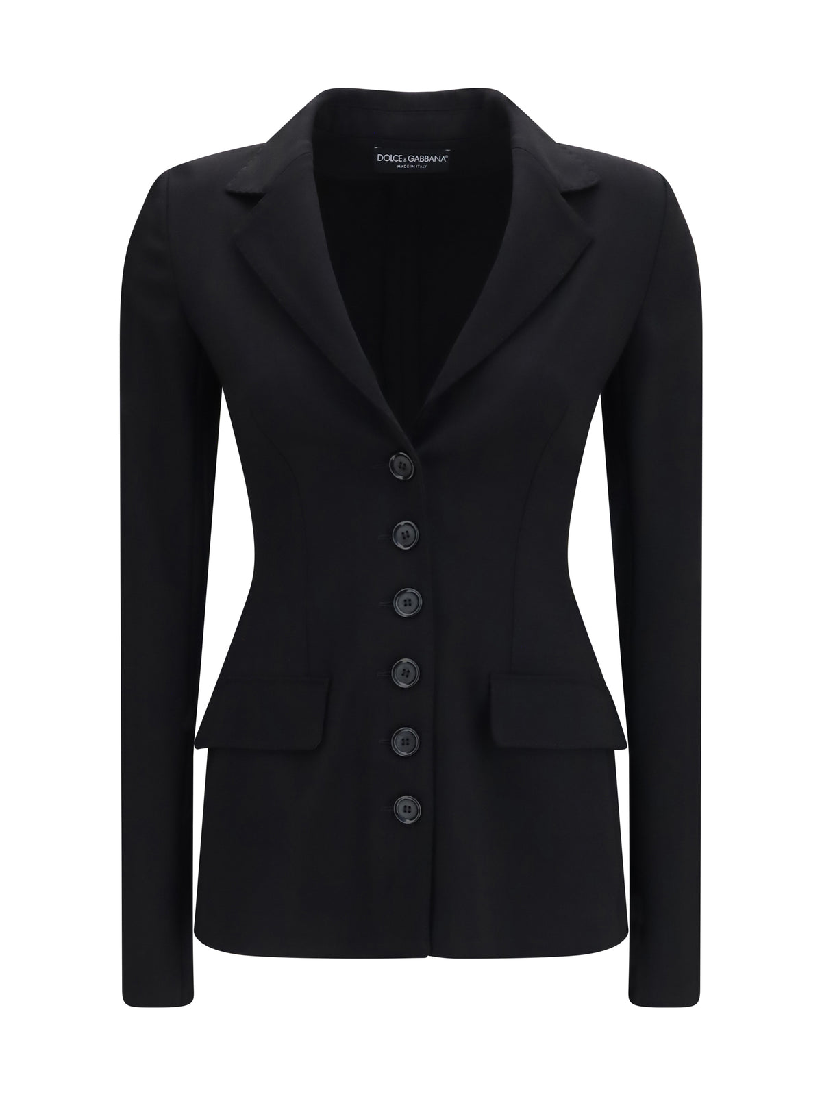 Dolce & Gabbana Women Stretch Wool Single Breasted Jacket DOLCE & GABBANA