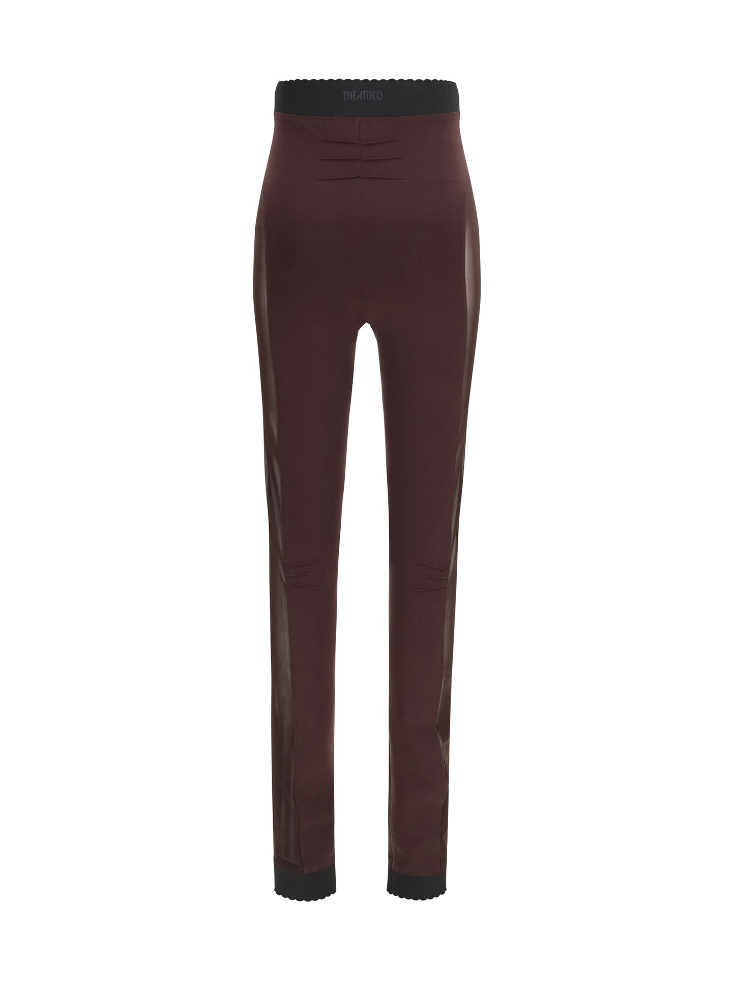 The Attico Women Sheer Detail Leggings THE ATTICO