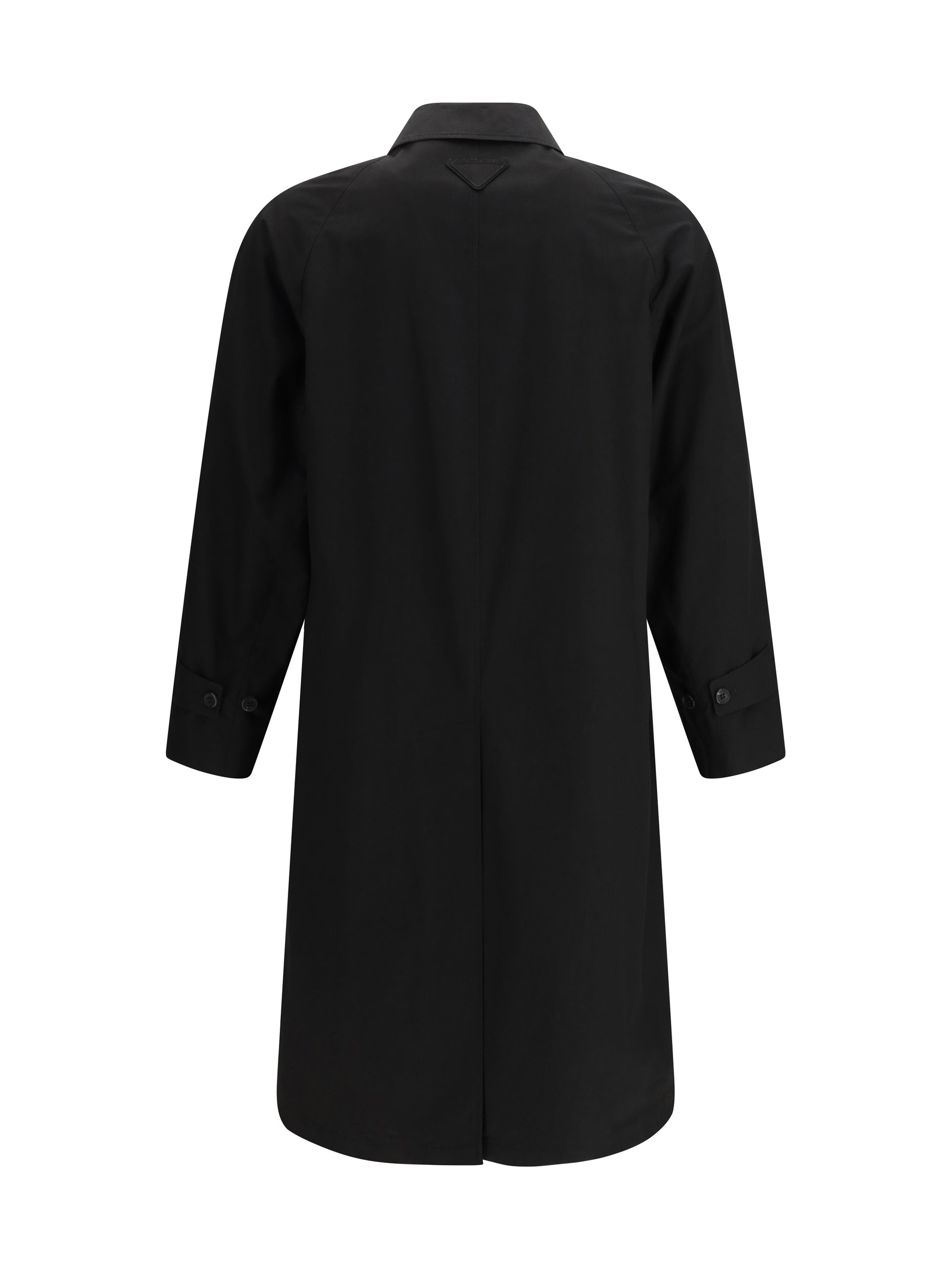 Prada Men Single-Breasted Coat With Long Sleeves PRADA