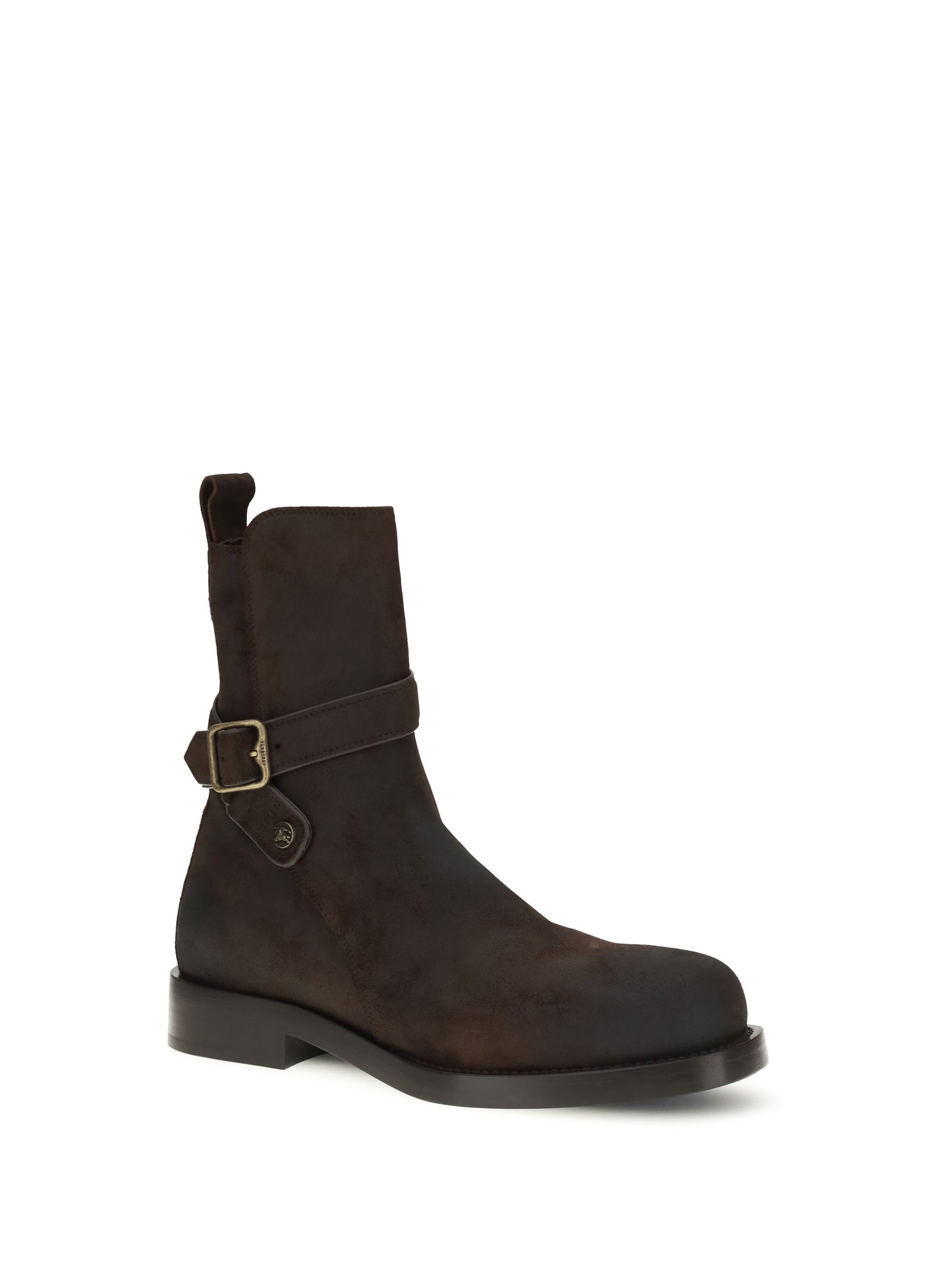 Burberry Men Ledger Jodphur Leather Boots BURBERRY