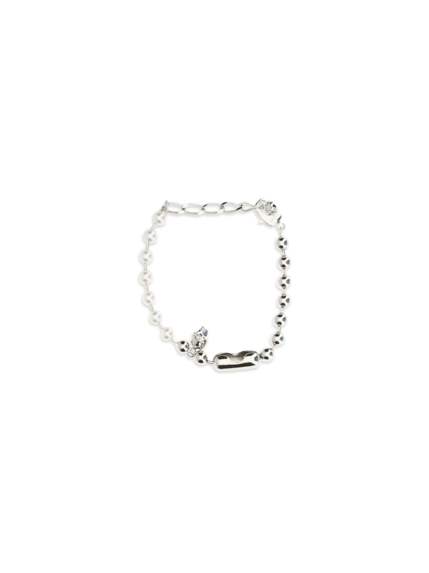 Alexander Mcqueen Men Pearl Skull Bracelet ALEXANDER MCQUEEN