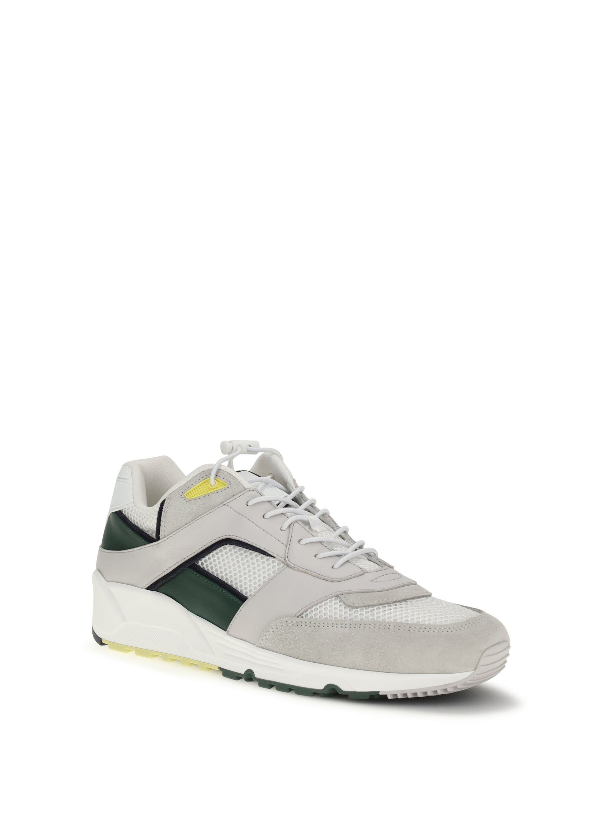 Saint Laurent Men Smooth Leather And Suede Bump Sneakers SAINT LAURENT