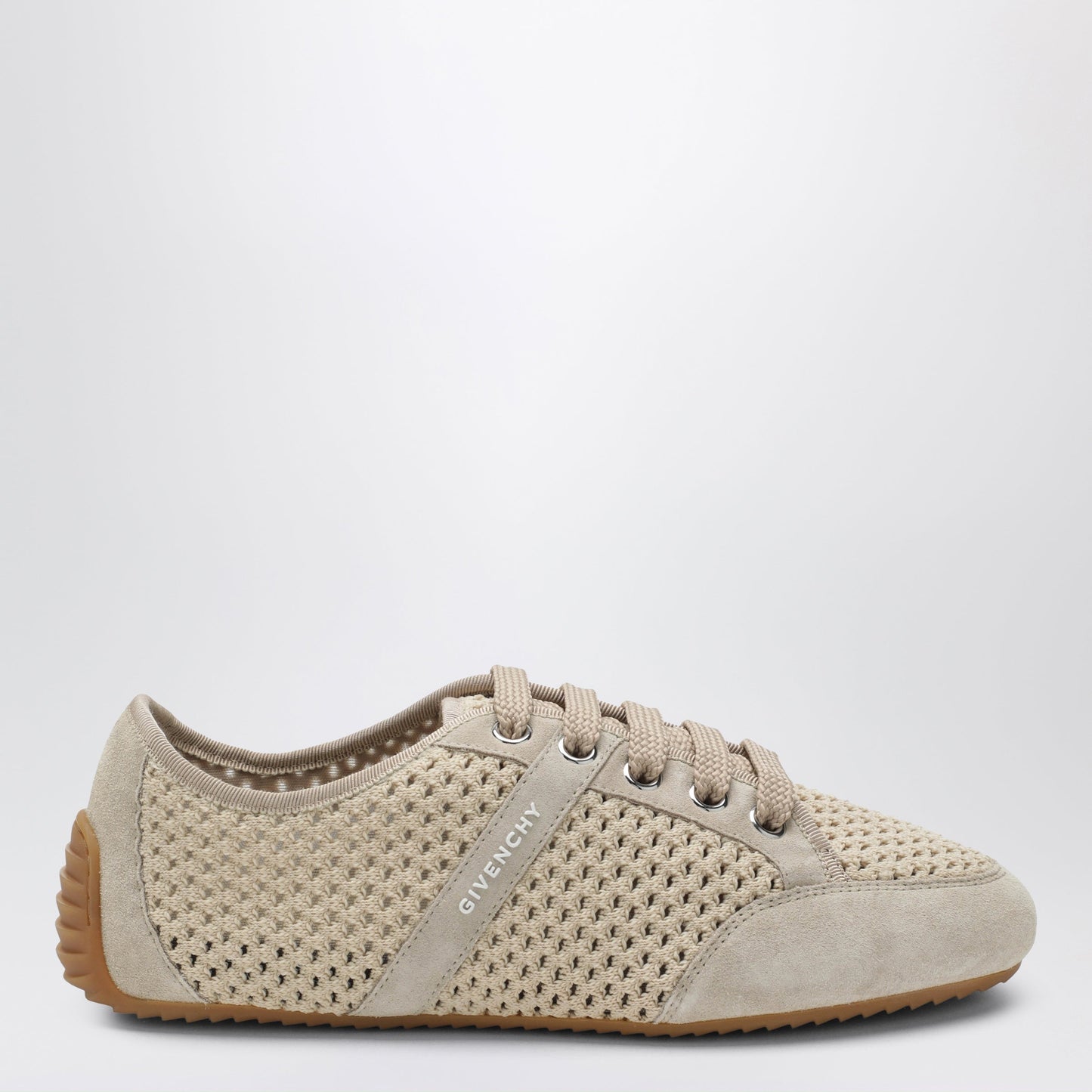 Givenchy Slim Sneakers In Mesh And Suede Women GIVENCHY