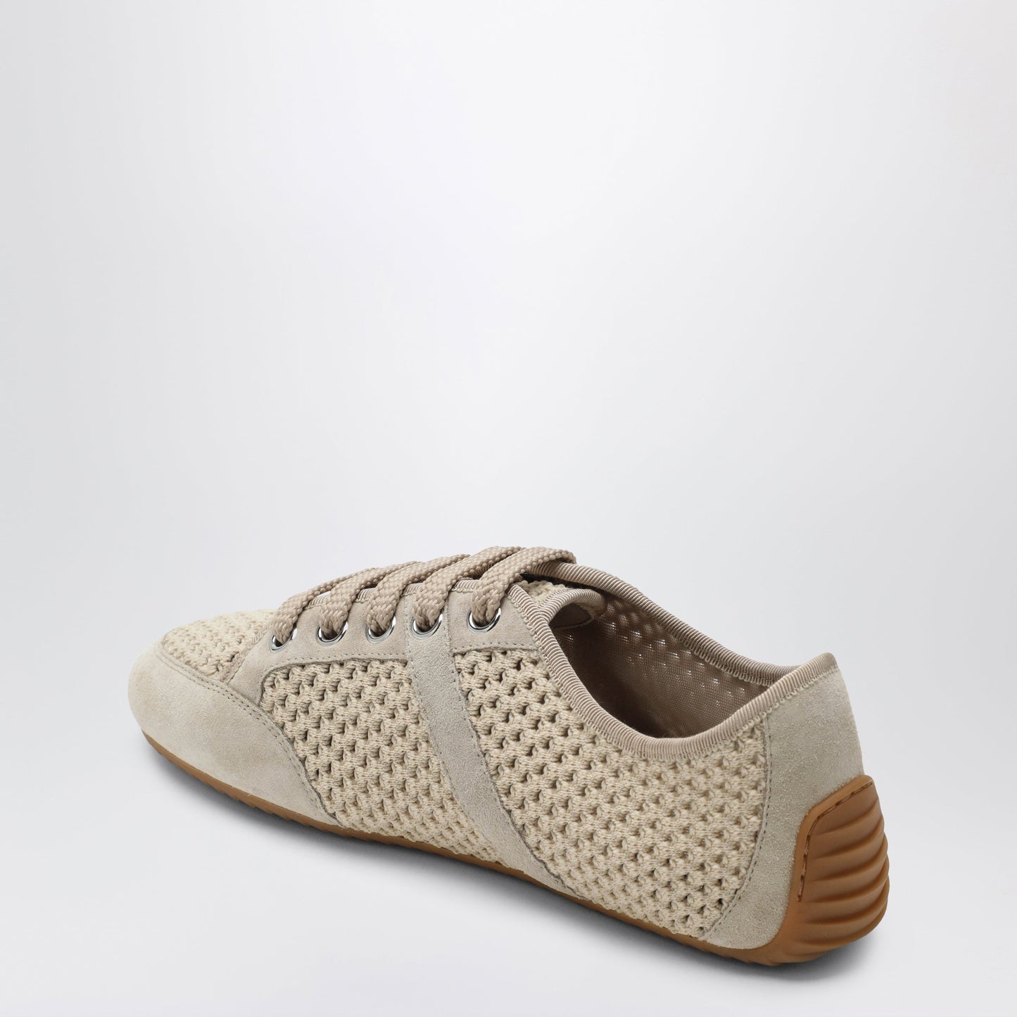 Givenchy Slim Sneakers In Mesh And Suede Women GIVENCHY