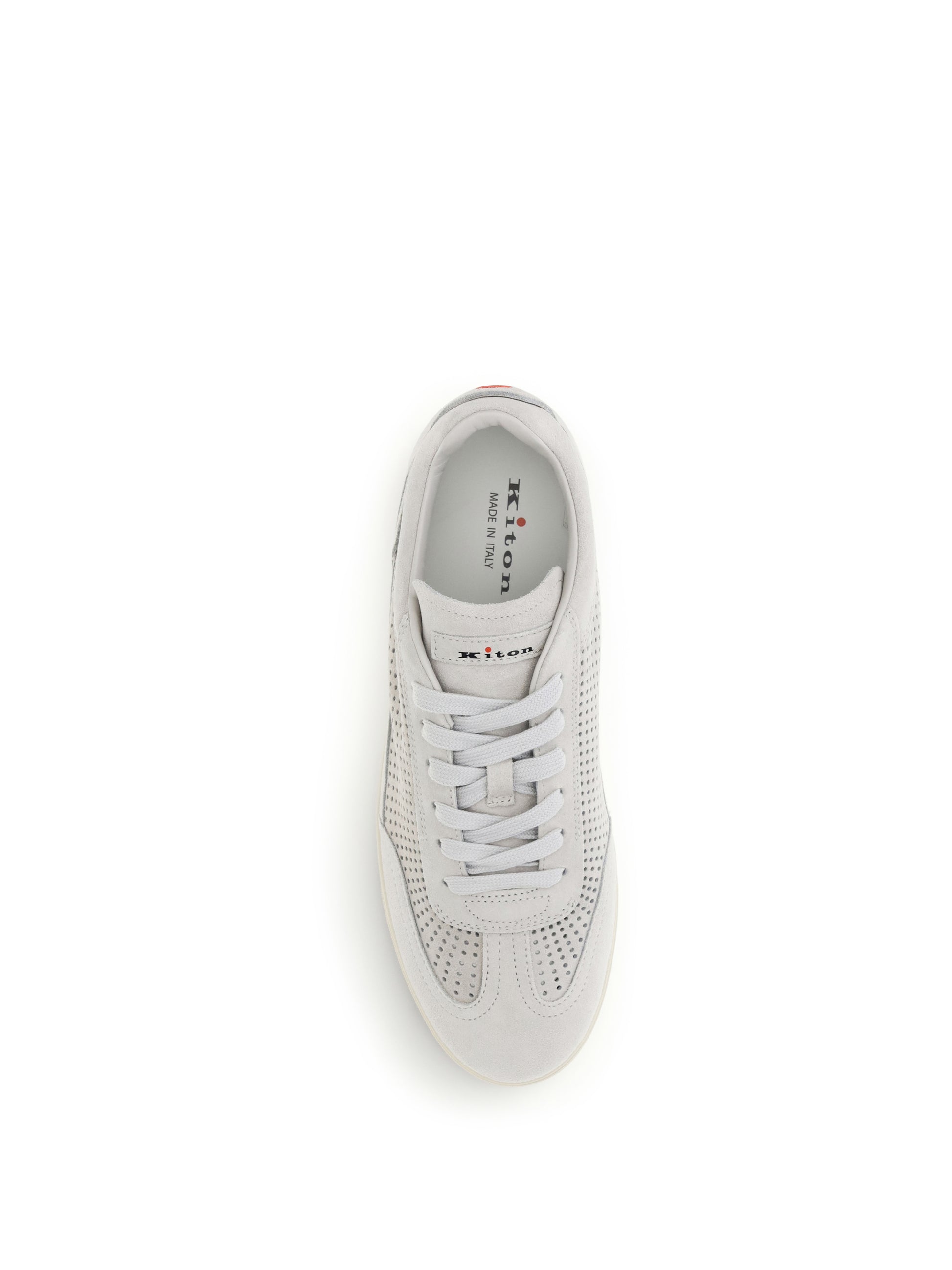Kiton Men Perforated Suede Sneakers KITON
