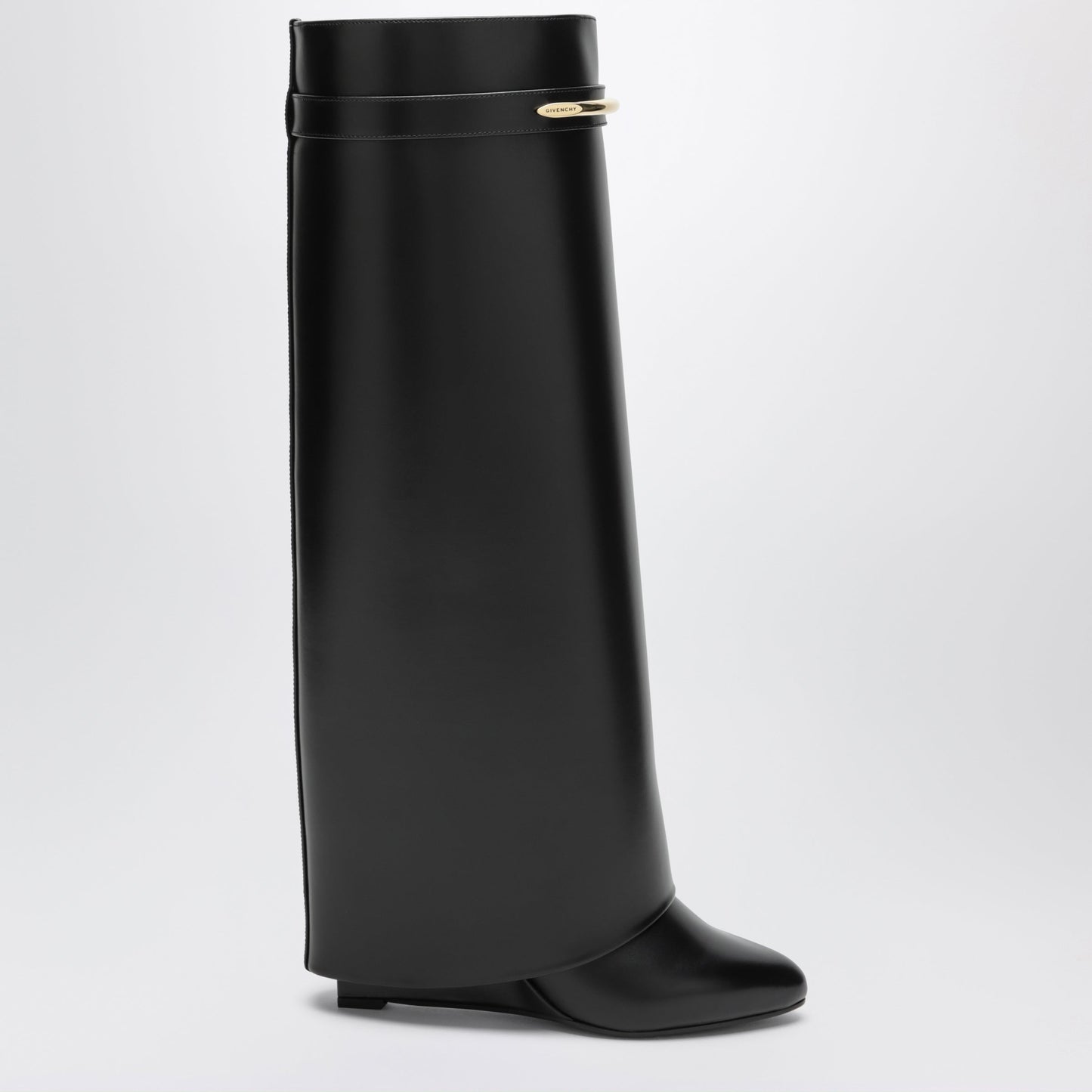 Givenchy Shark Pinch Stiefel Aus Braunem Leder In Schwarz Women GIVENCHY