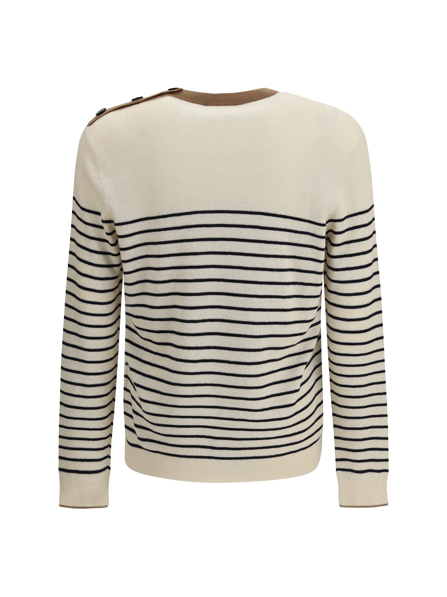 Prada Men Jacquard Wool And Cotton Blend Sweater PRADA