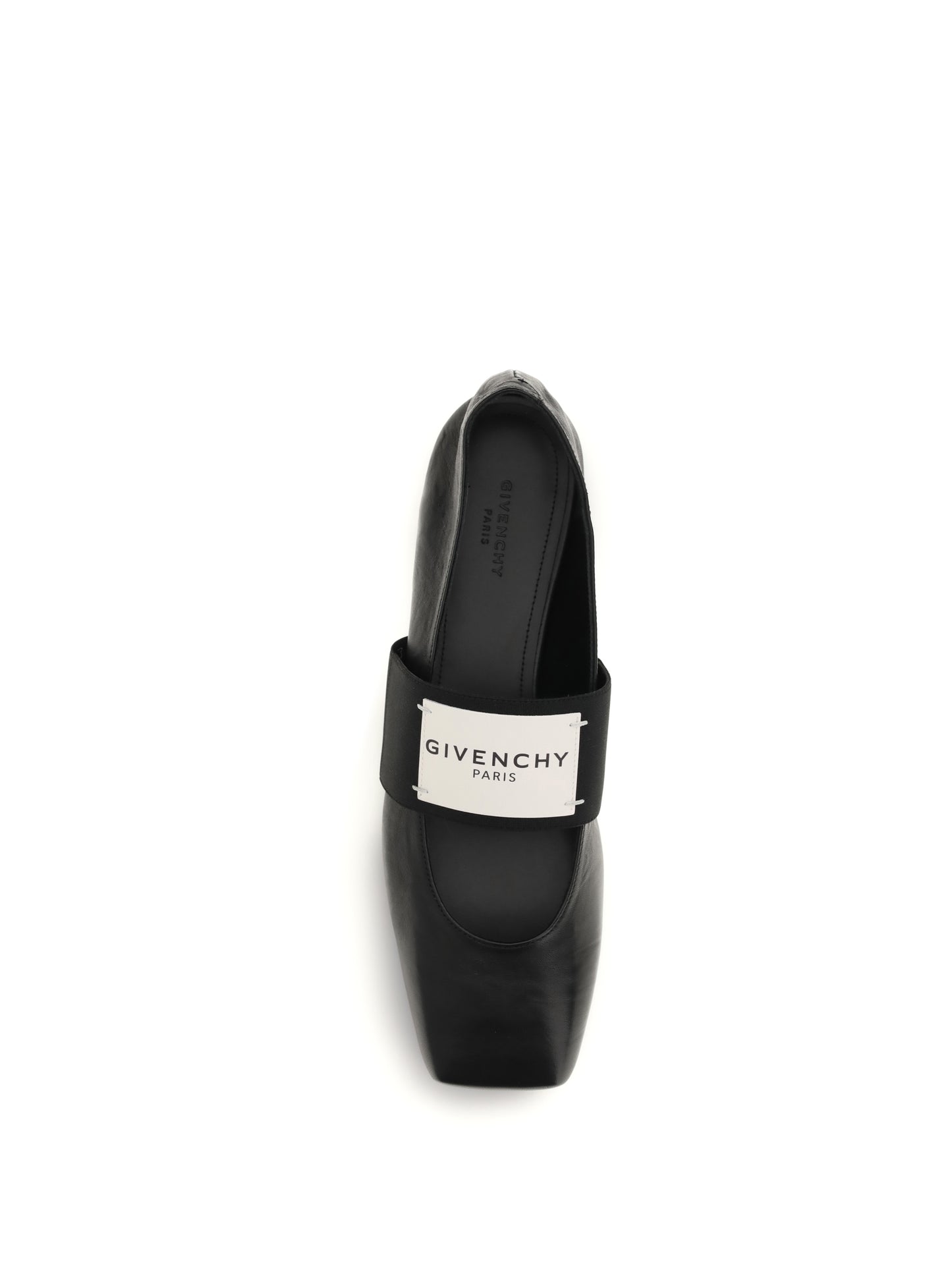 Givenchy Women Leather Sliced Square Ballerinas GIVENCHY
