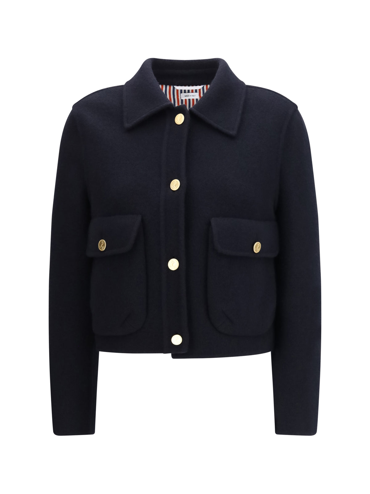 Thom Browne Women Cropped Virgin Wool Jacket THOM BROWNE