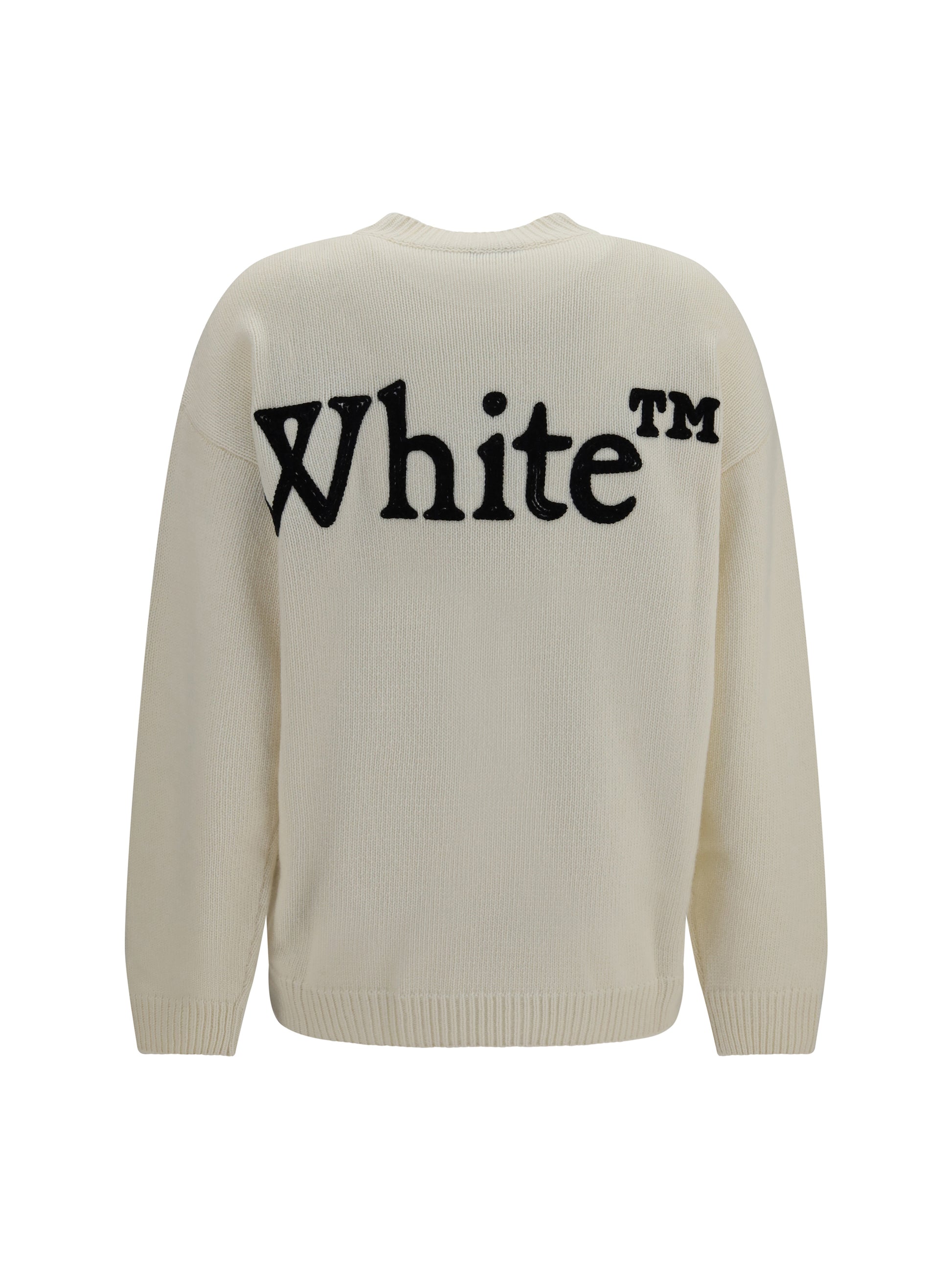 Off-White Women Bookish Shared Crewneck Sweater OFF-WHITE