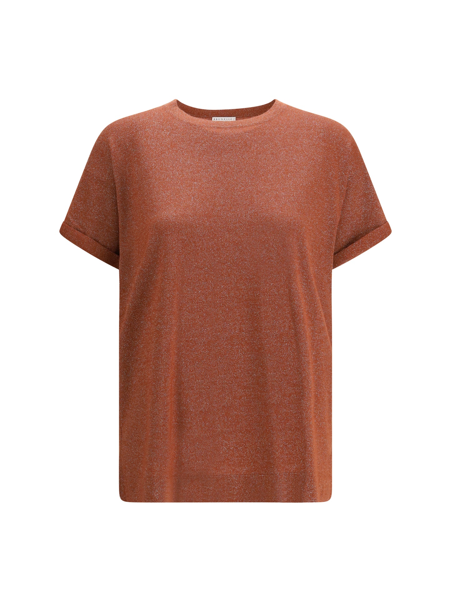 Brunello Cucinelli Women Cashmere Glitter T-Shirt BRUNELLO CUCINELLI