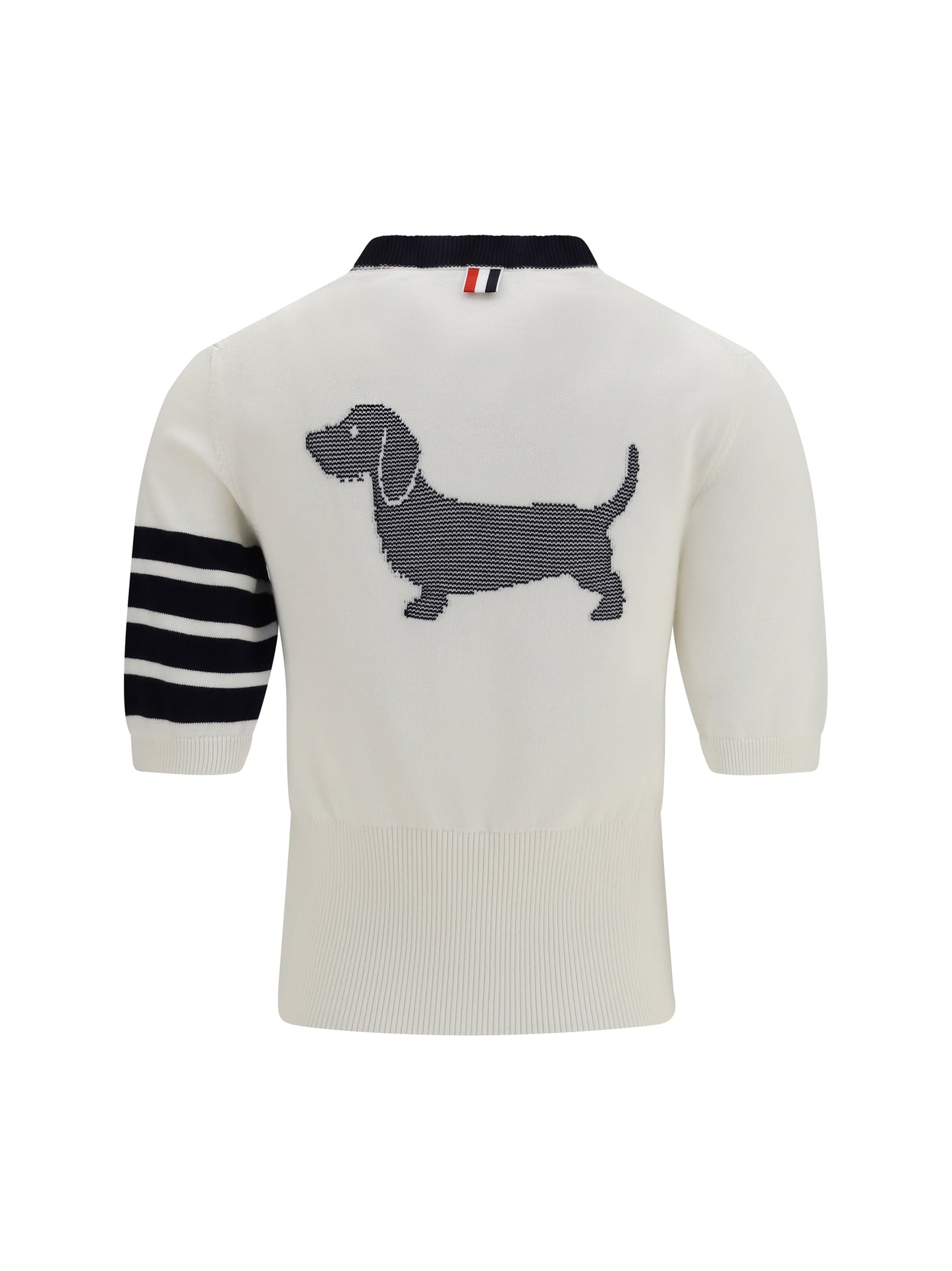 Thom Browne Women Hector Intarsia T-Shirt THOM BROWNE