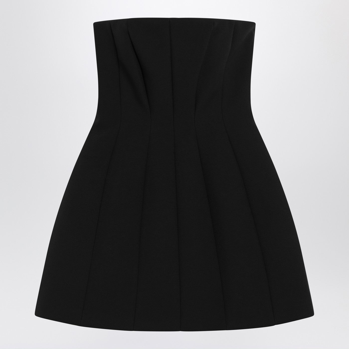 Max Mara Pianoforte Black Bustier Dress In Sable Women MAX MARA