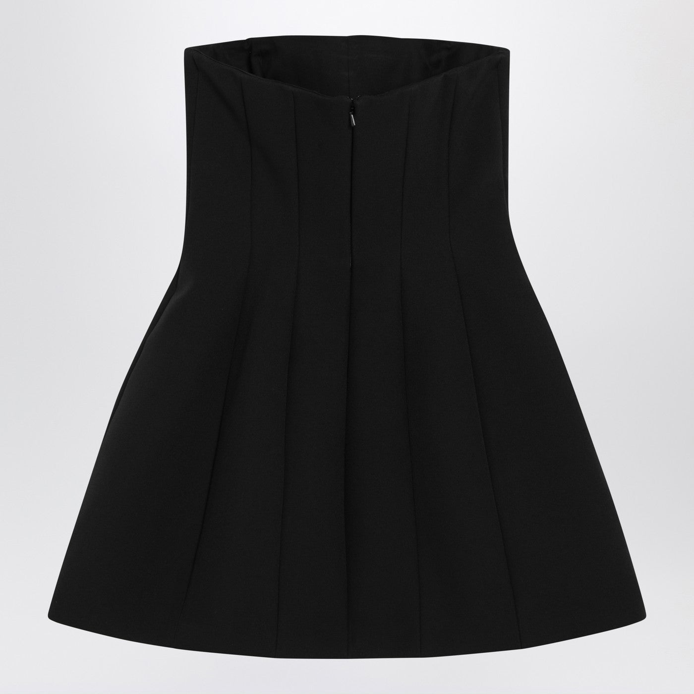 Max Mara Pianoforte Black Bustier Dress In Sable Women MAX MARA