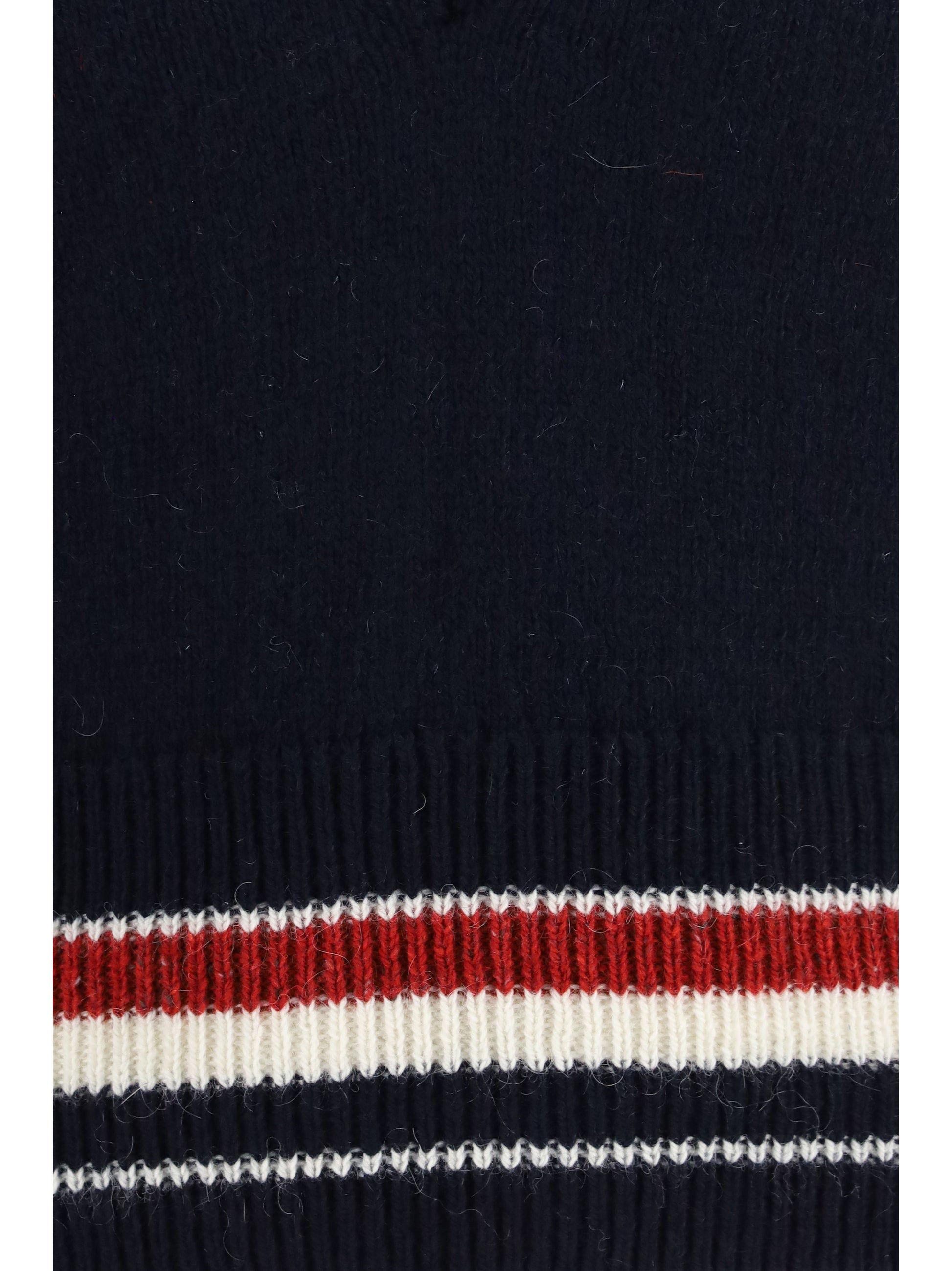 Thom Browne Men Hector Jersey V-Neck Vest THOM BROWNE
