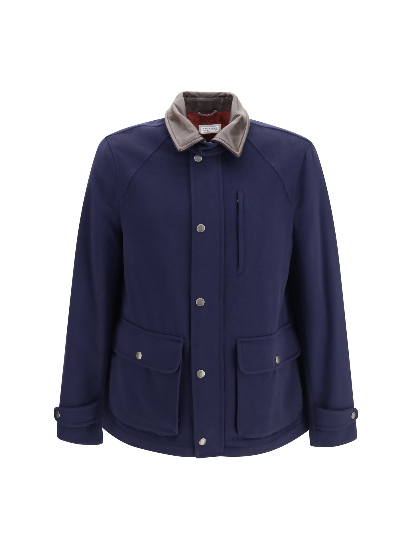 Brunello Cucinelli Men Virgin Wool Jacket Withnappa Inserts BRUNELLO CUCINELLI