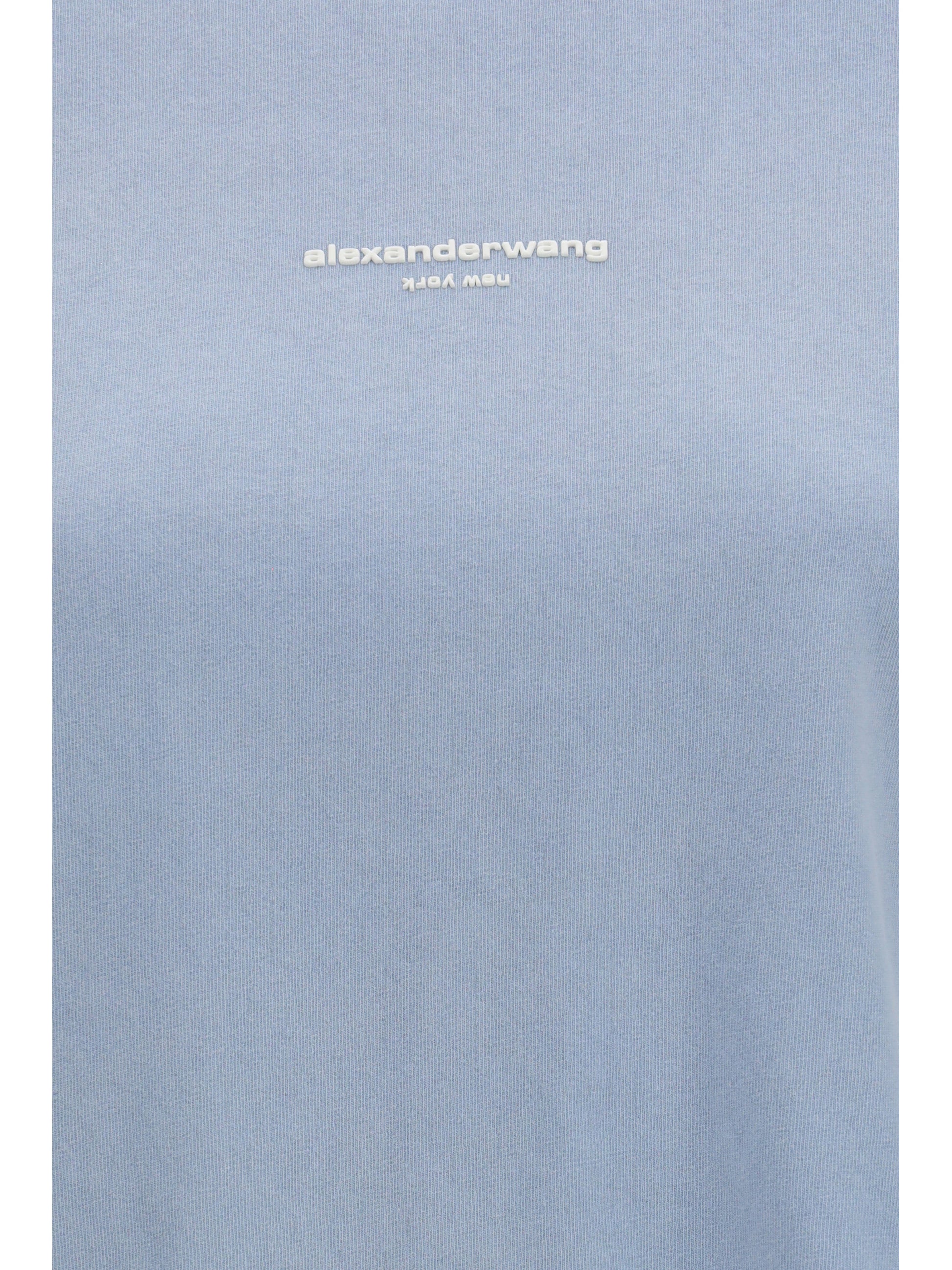 Alexander Wang Women Short-Sleeve T-Shirt With Central Logo Print ALEXANDER WANG