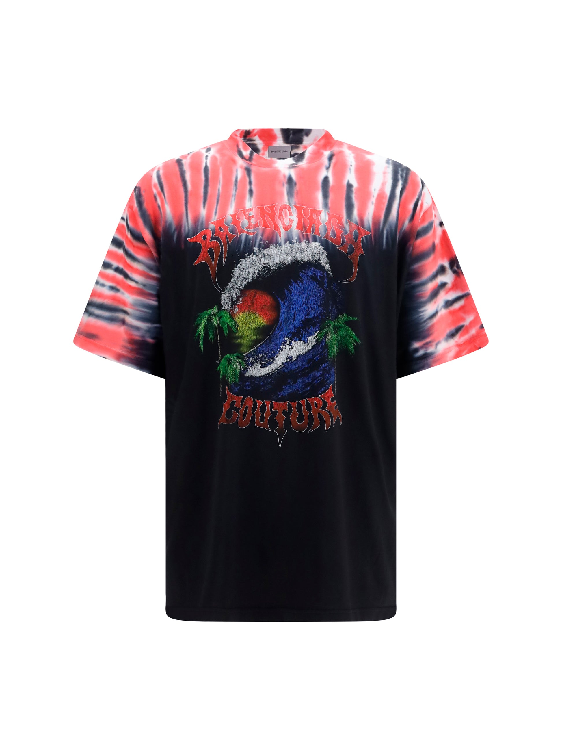 Balenciaga Men Extreme Tie Dye T-Shirt BALENCIAGA