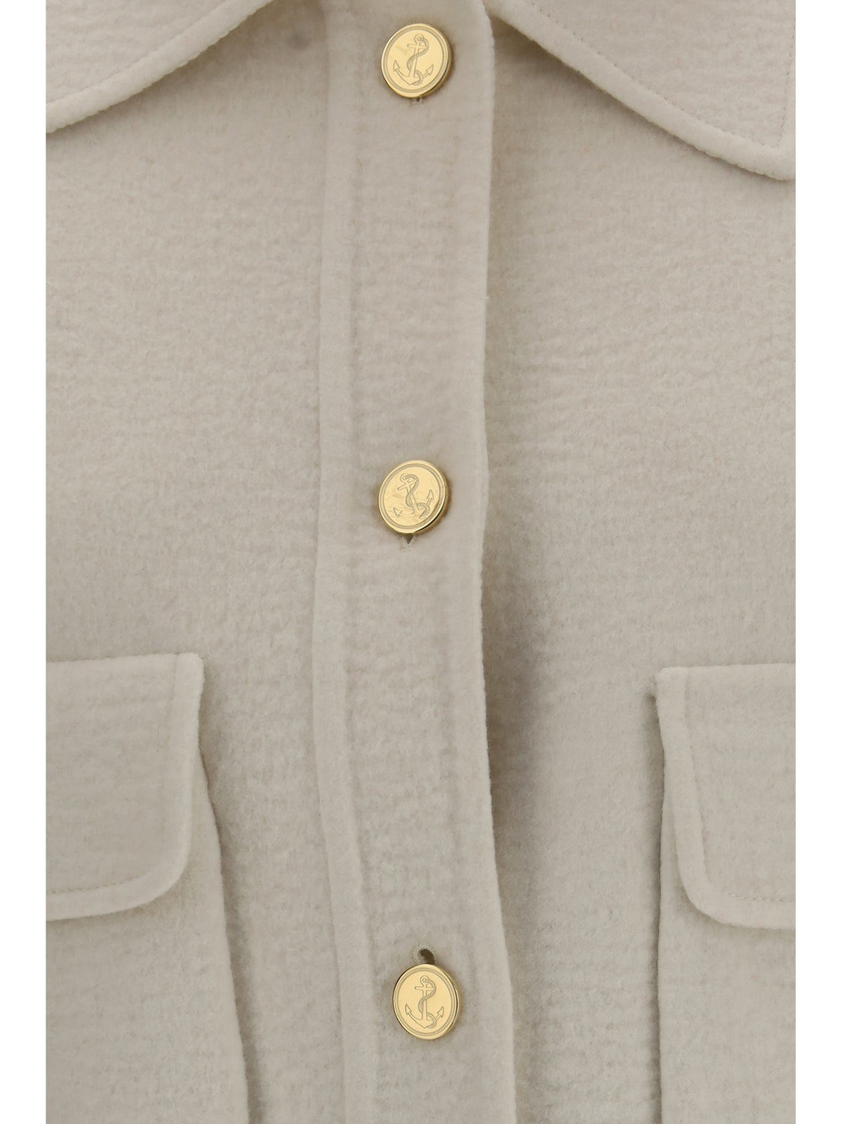 Thom Browne Women Wool And Cashmere Bell-Sleeve Jacket THOM BROWNE