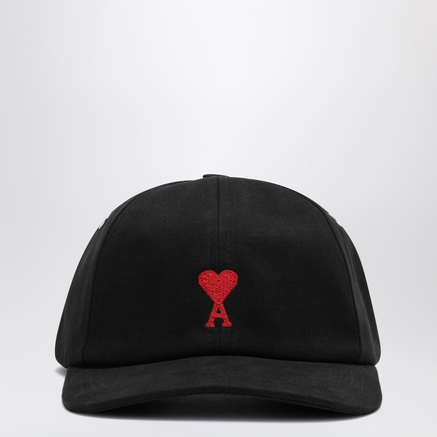 Ami Paris Black Baseball Cap With Logo Men AMI PARIS