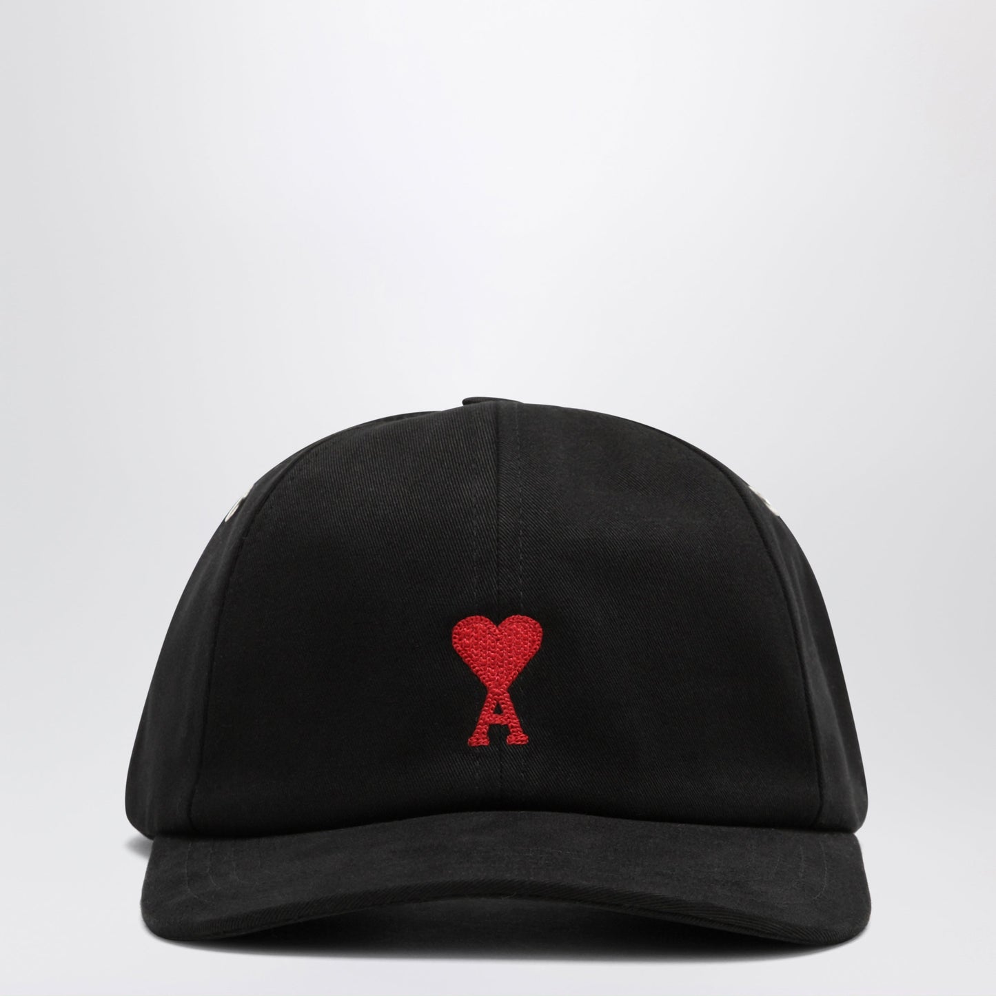 Ami Paris Black Baseball Cap With Logo Men AMI PARIS