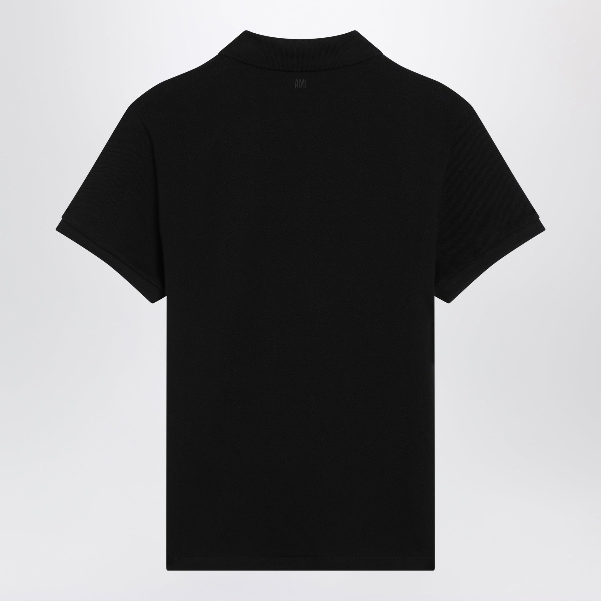 Ami Paris Black Ami De Cå“Ur Polo Shirt Women AMI PARIS