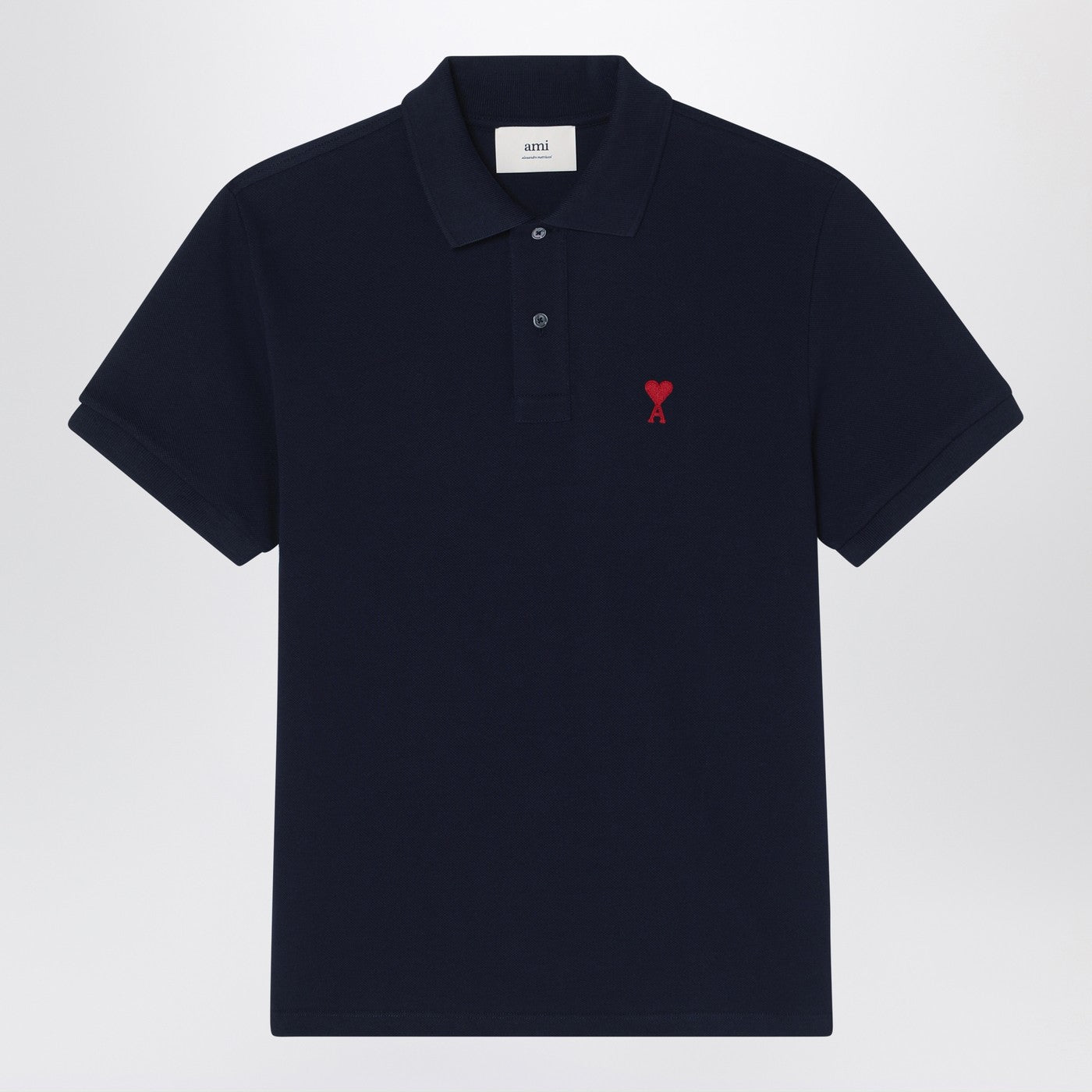 Ami Paris Polo Ami De Coeur Midnight Blue Men AMI PARIS