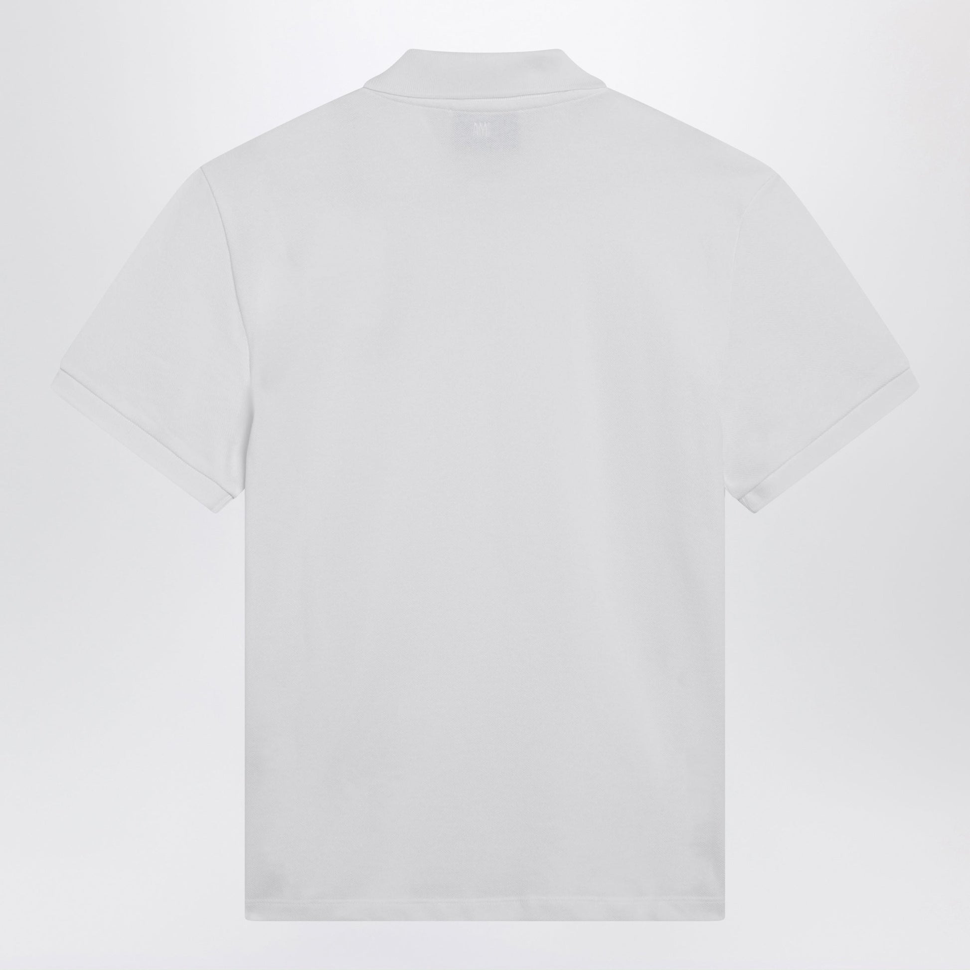 Ami Paris Ami De Coeur White Polo Shirt Men AMI PARIS