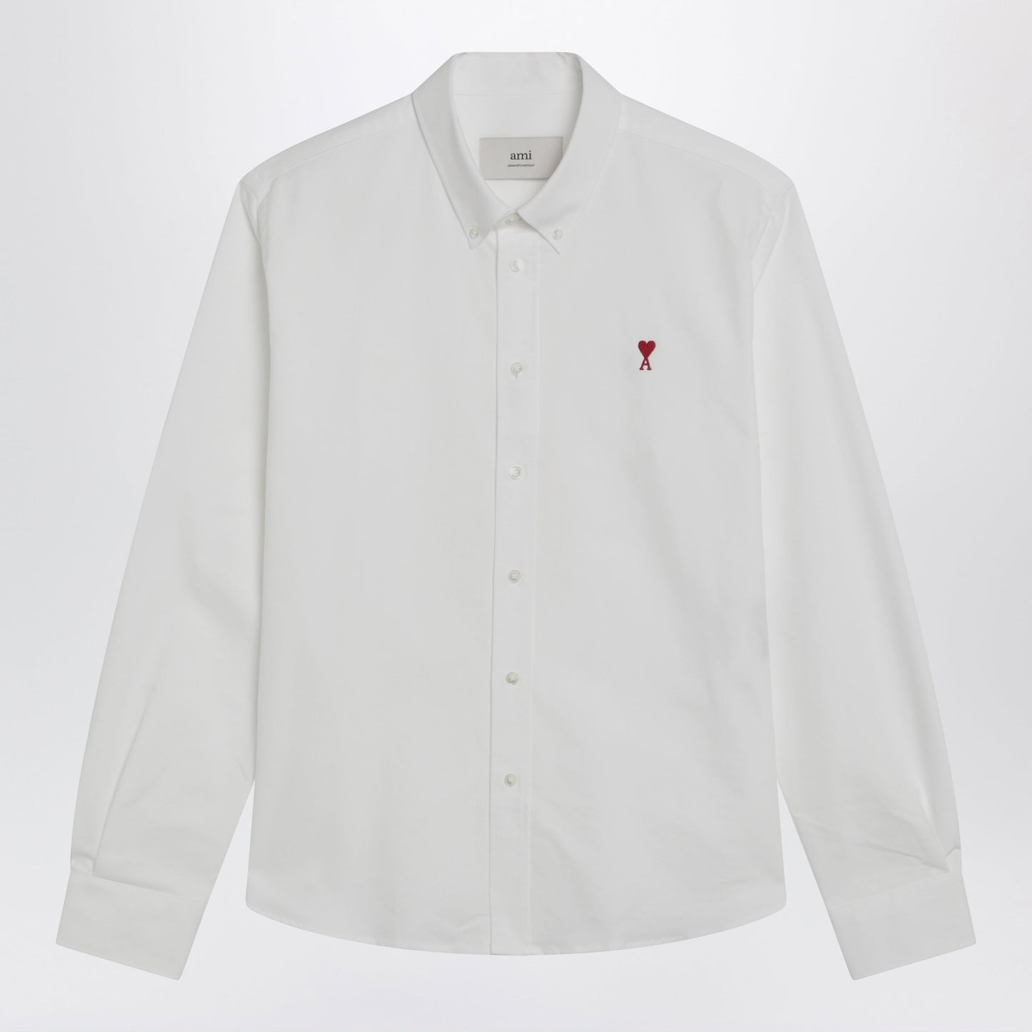 Ami Paris White Ami De Coeur Shirt Men AMI PARIS