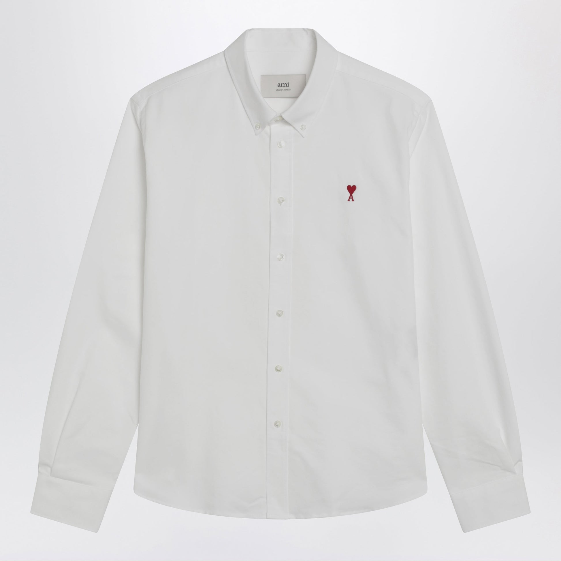 Ami Paris White Ami De Coeur Shirt Men AMI PARIS