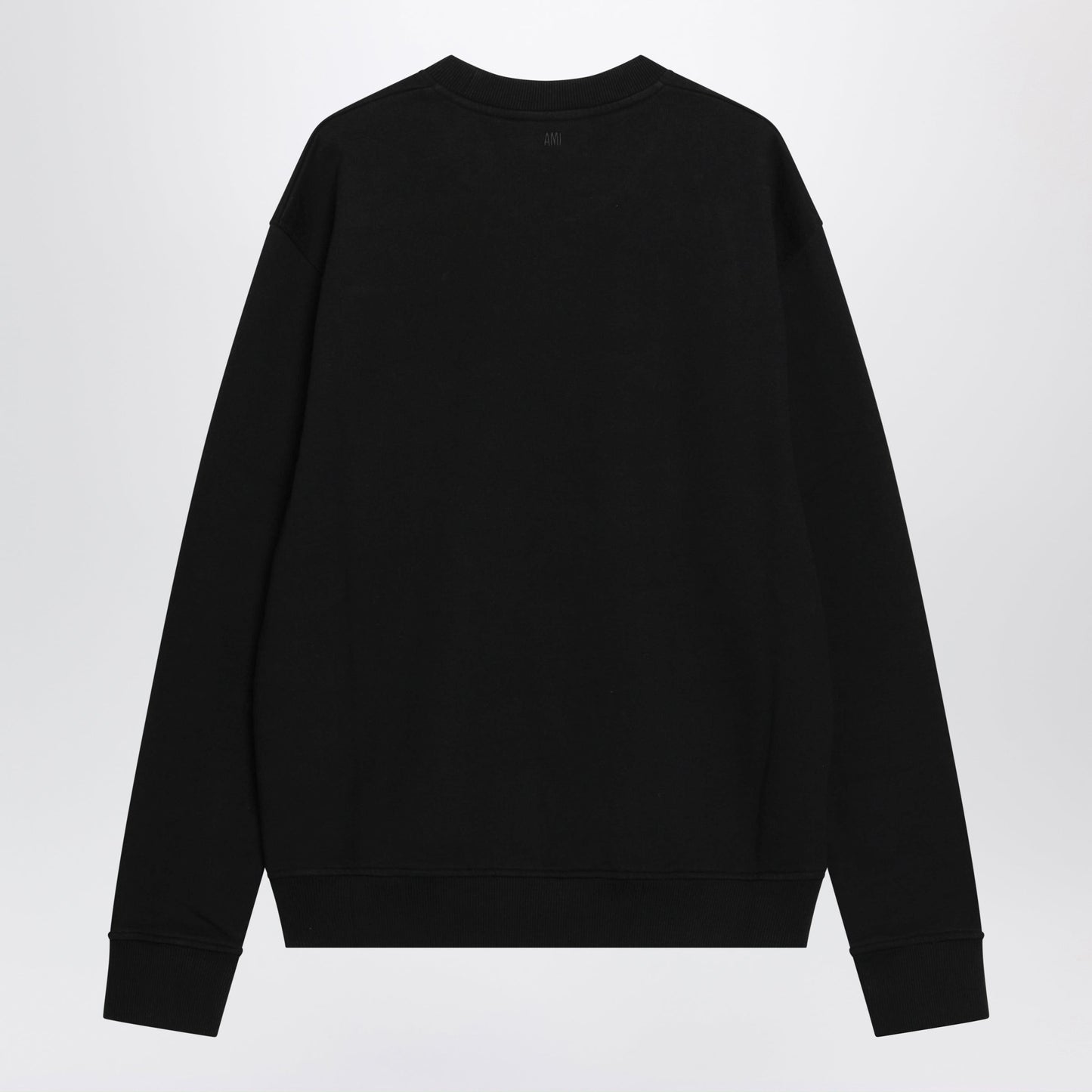 Ami Paris Black Ami De Coeur Sweatshirt Men AMI PARIS