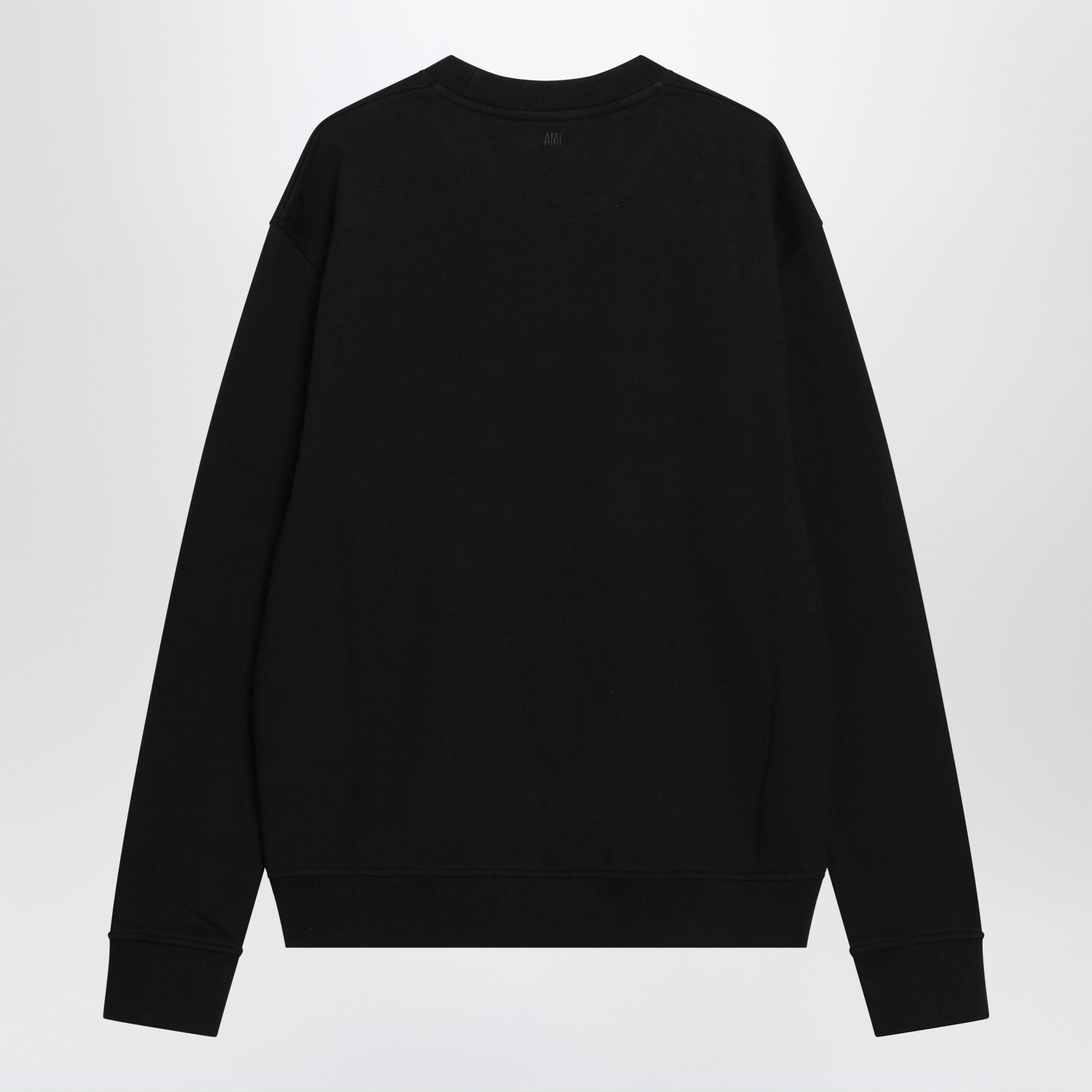Ami Paris Black Ami De Coeur Sweatshirt Men AMI PARIS
