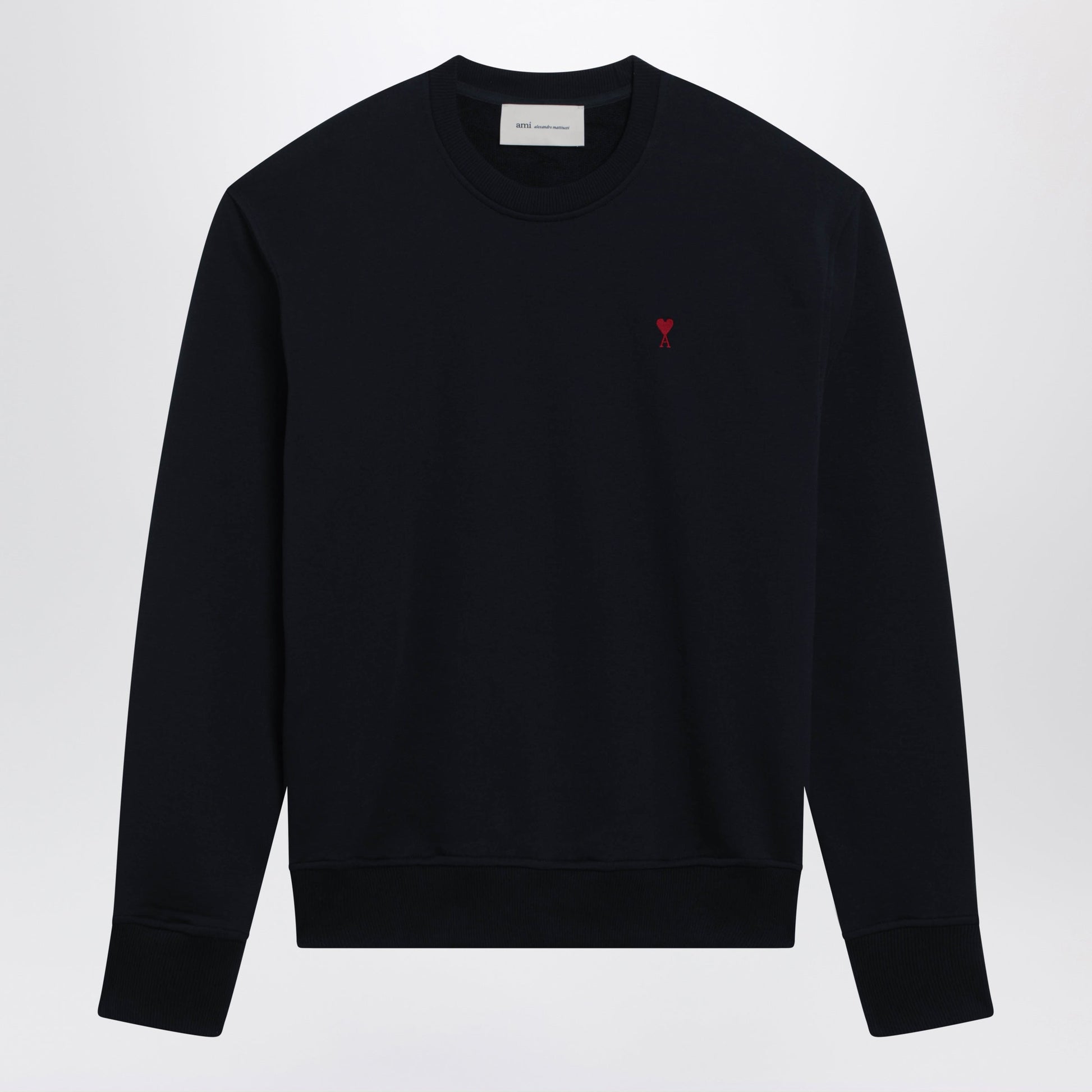 Ami Paris Ami De Coeur Midnight Blue Sweatshirt Men AMI PARIS