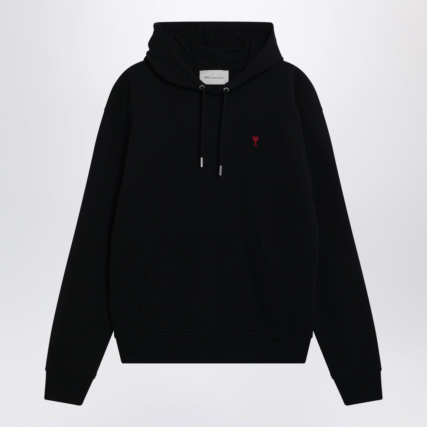 Ami Paris Black Ami De Coeur Hoodie Men AMI PARIS