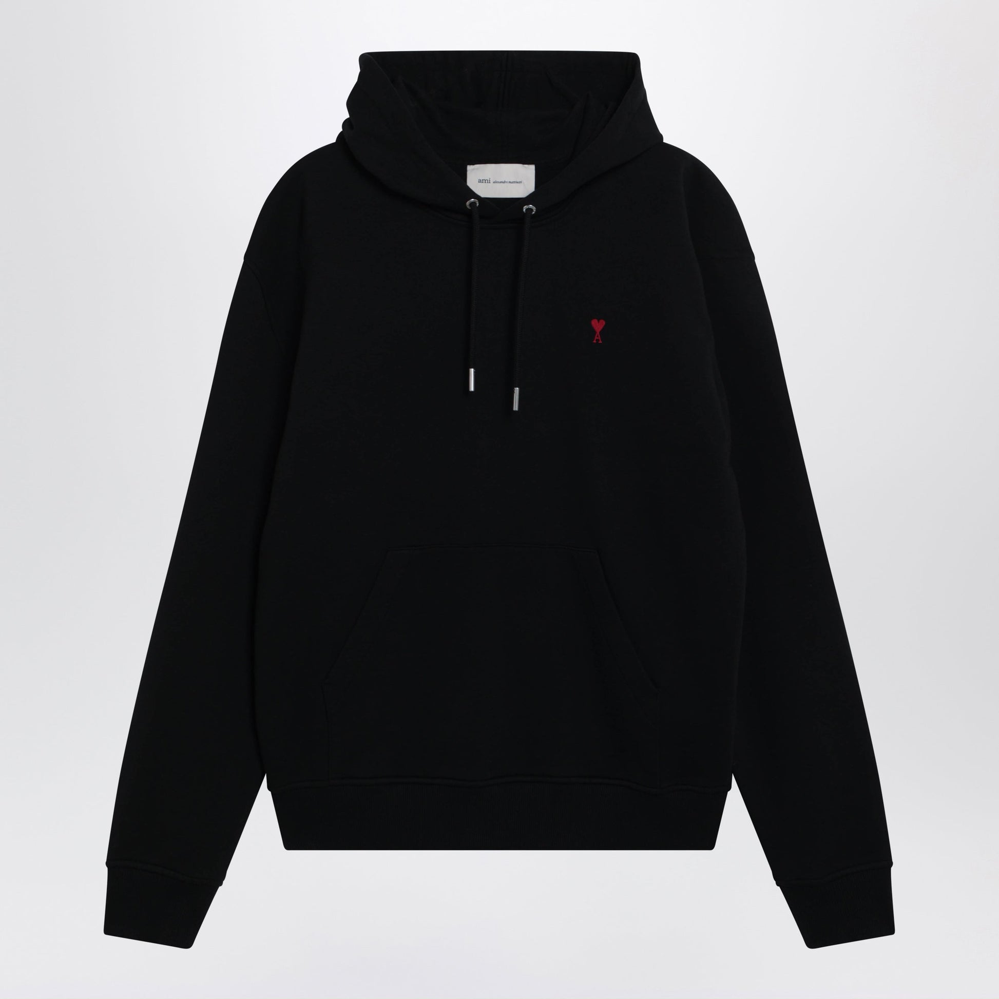 Ami Paris Black Ami De Coeur Hoodie Men AMI PARIS