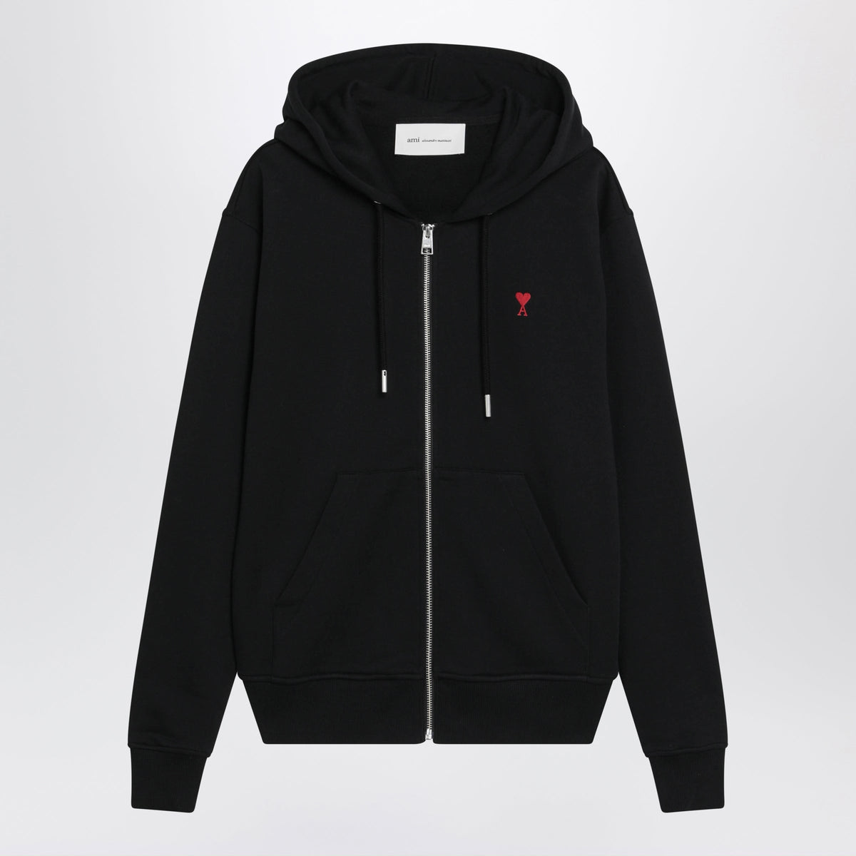 Ami Paris Ami De Coeur Hoodie Black Women AMI PARIS