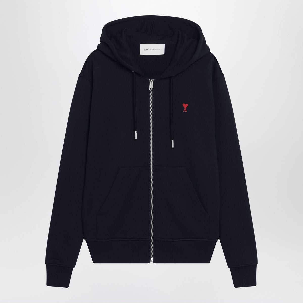 Ami Paris Ami De Coeur Hoodie Midnight Blue Women AMI PARIS