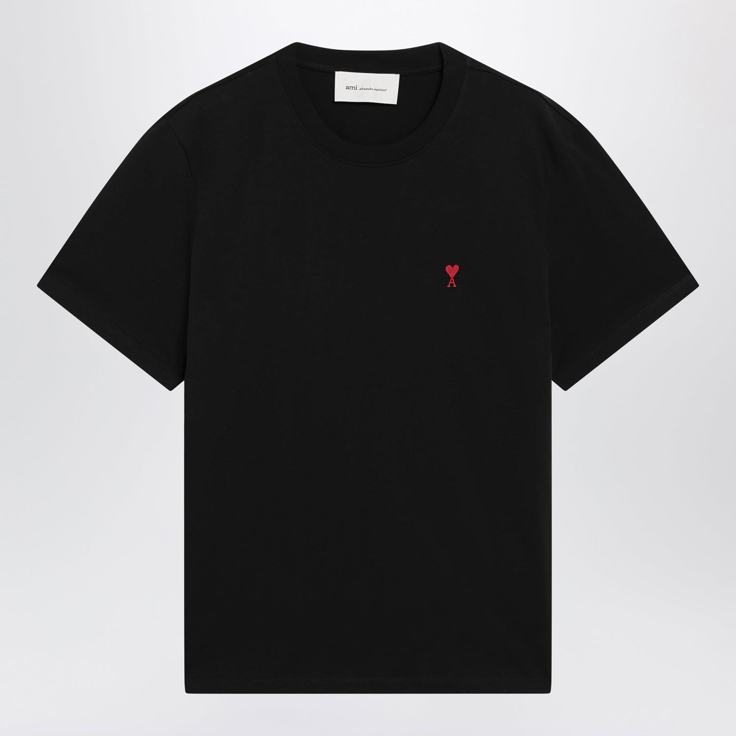 Ami Paris Black Ami De Coeur T-Shirt Women AMI PARIS