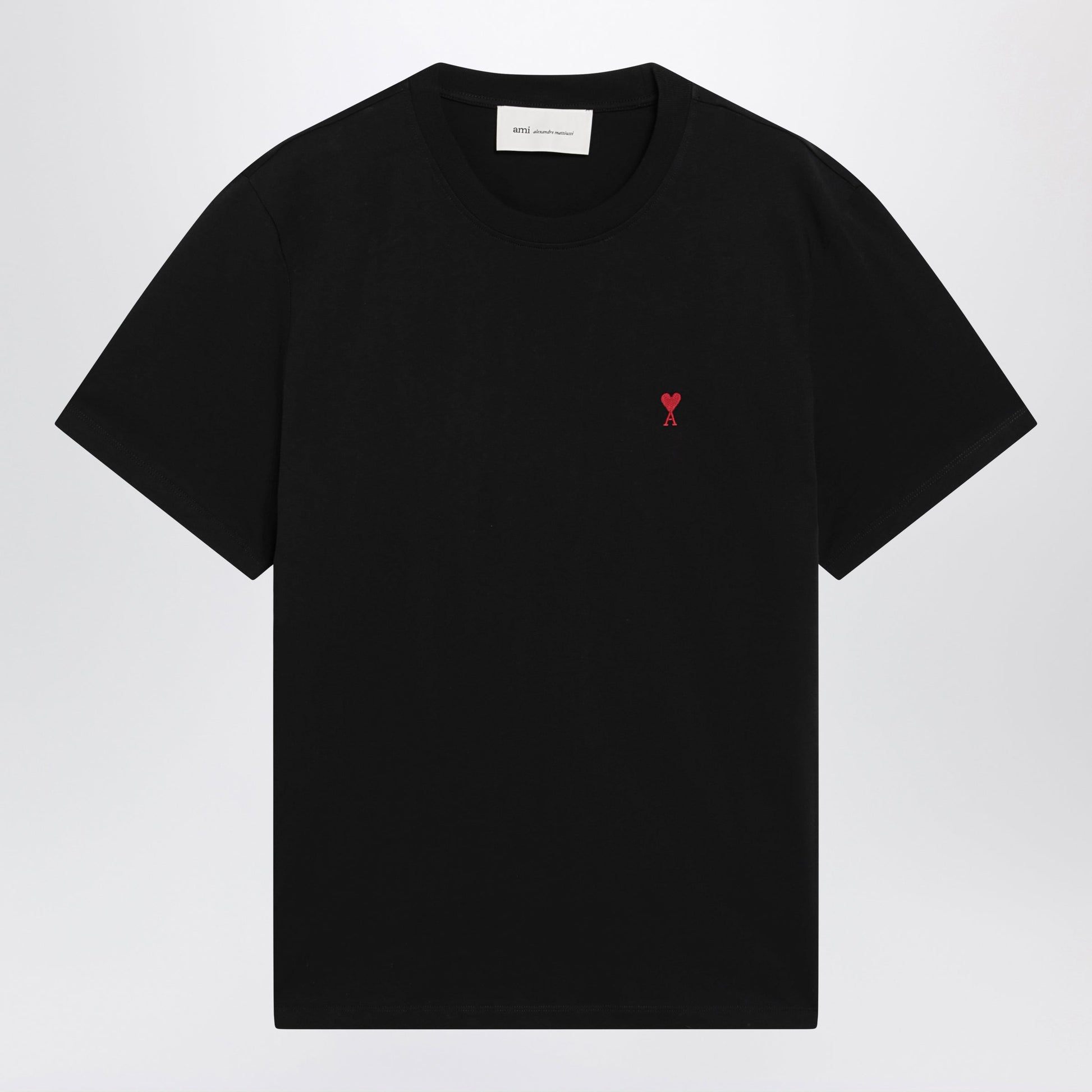 Ami Paris Black Ami De Coeur T-Shirt Women AMI PARIS