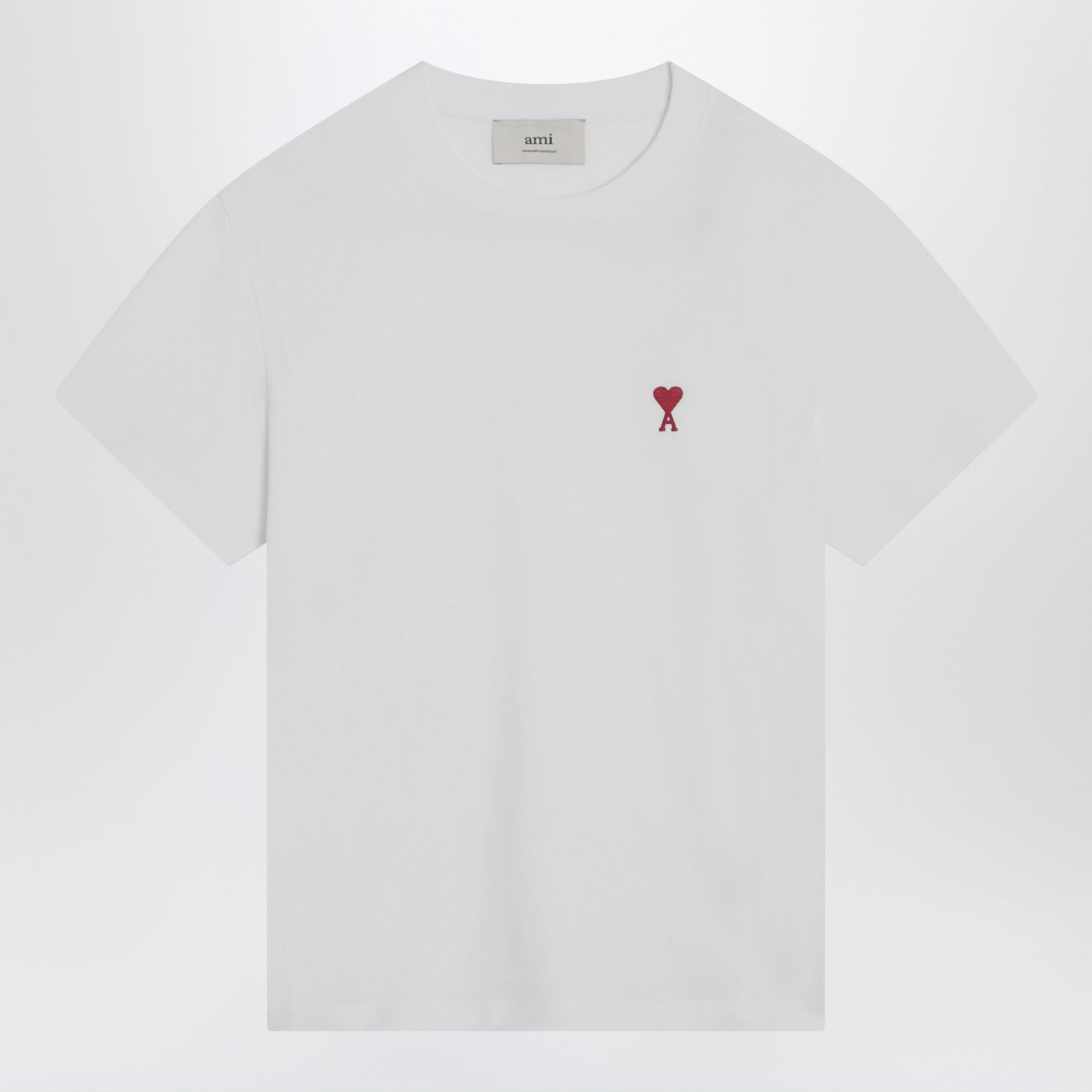Ami Paris White Ami De Coeur T-Shirt Women AMI PARIS