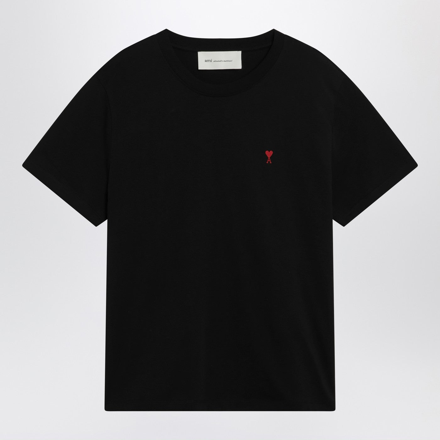 Ami Paris Black Ami De Coeur T-Shirt Men AMI PARIS