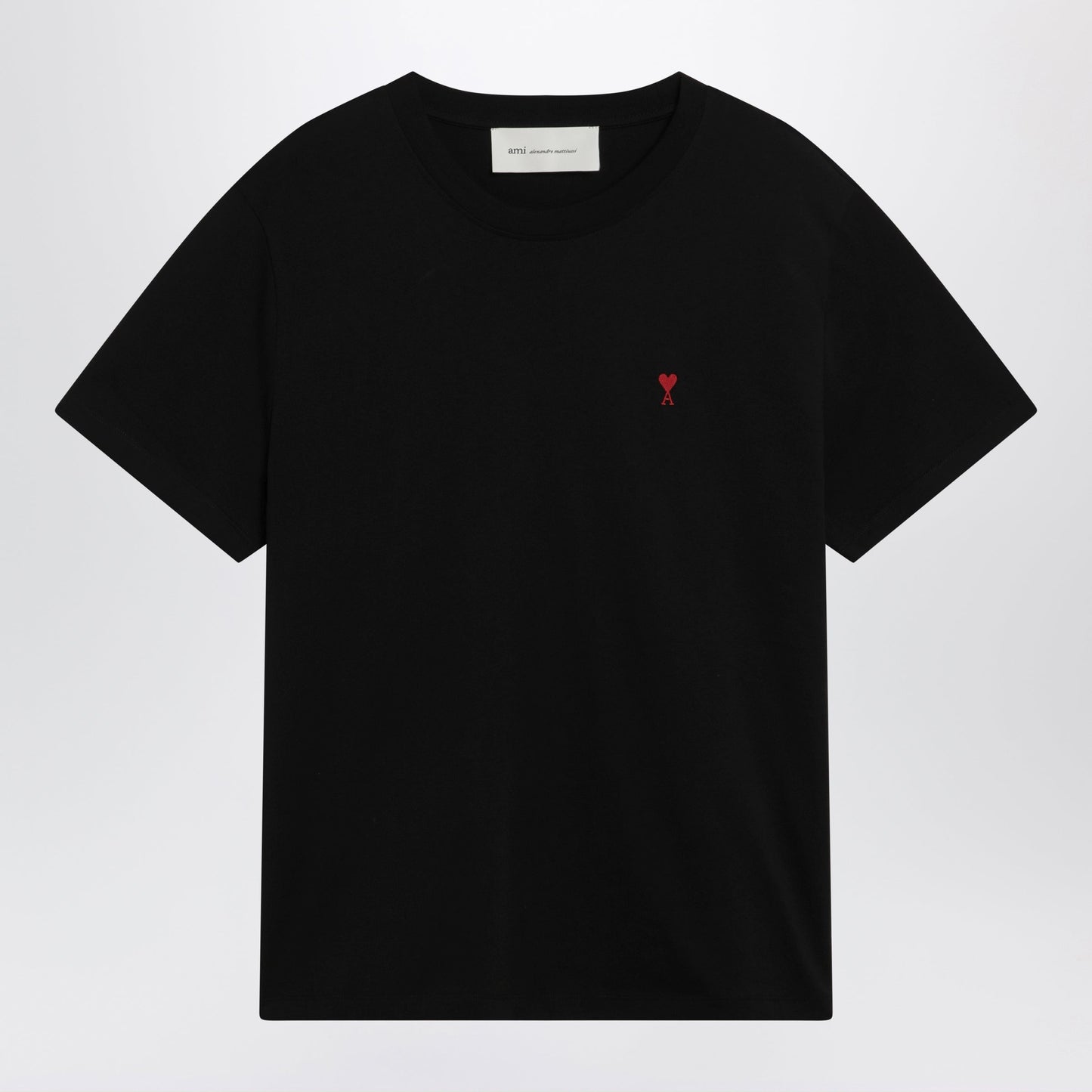 Ami Paris Black Ami De Coeur T-Shirt Men AMI PARIS