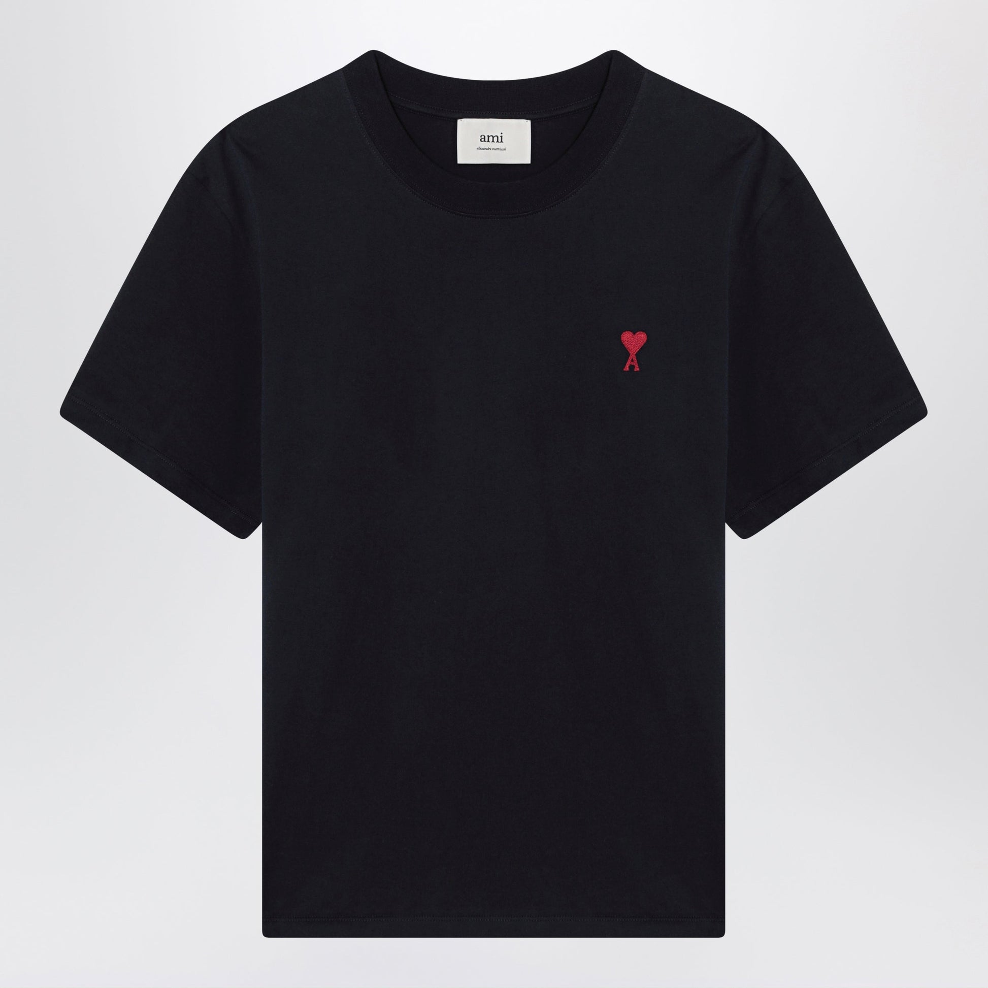 Ami Paris Ami De Coeur Night Blue T-Shirt Men AMI PARIS