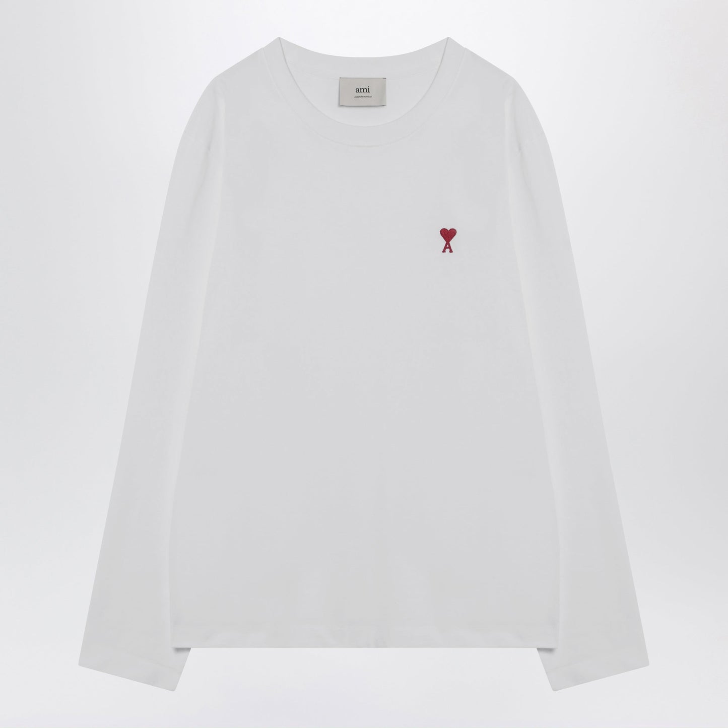 Ami Paris White Ami De Coeur Sweater Men AMI PARIS