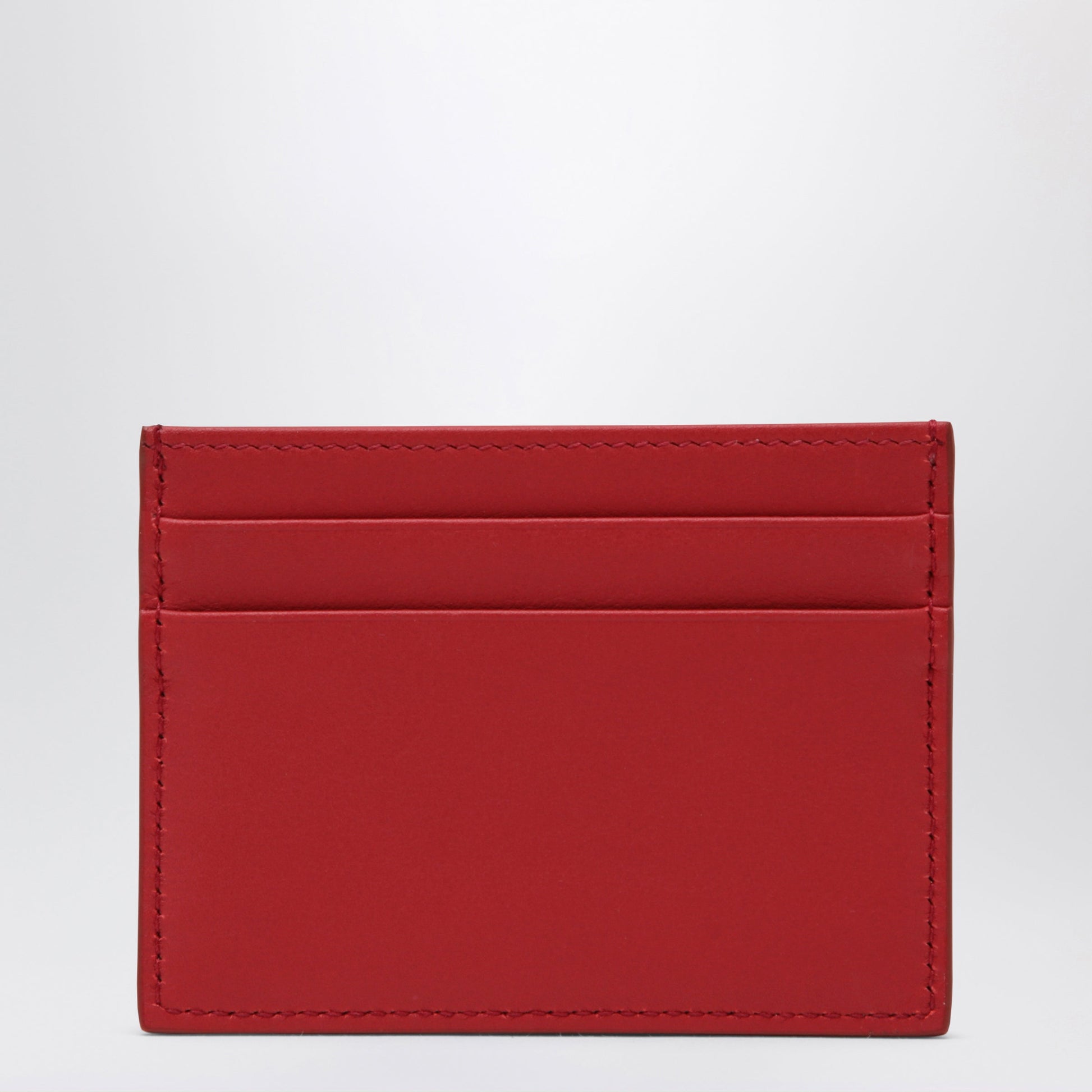 Dolce&Gabbana Red Leather Card Holder With Dg Logo Women DOLCE & GABBANA