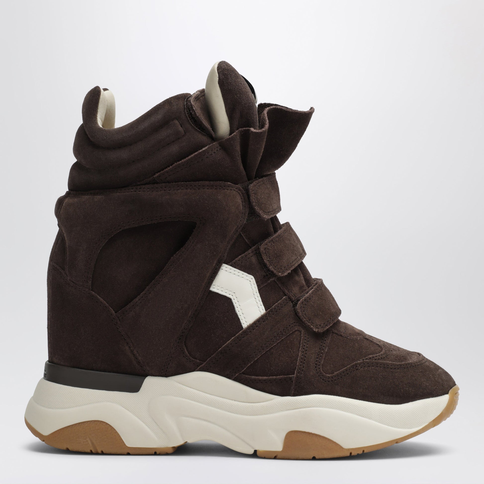 Isabel Marant Brown Suede Balskee Wedge Sneakers Women ISABEL MARANT
