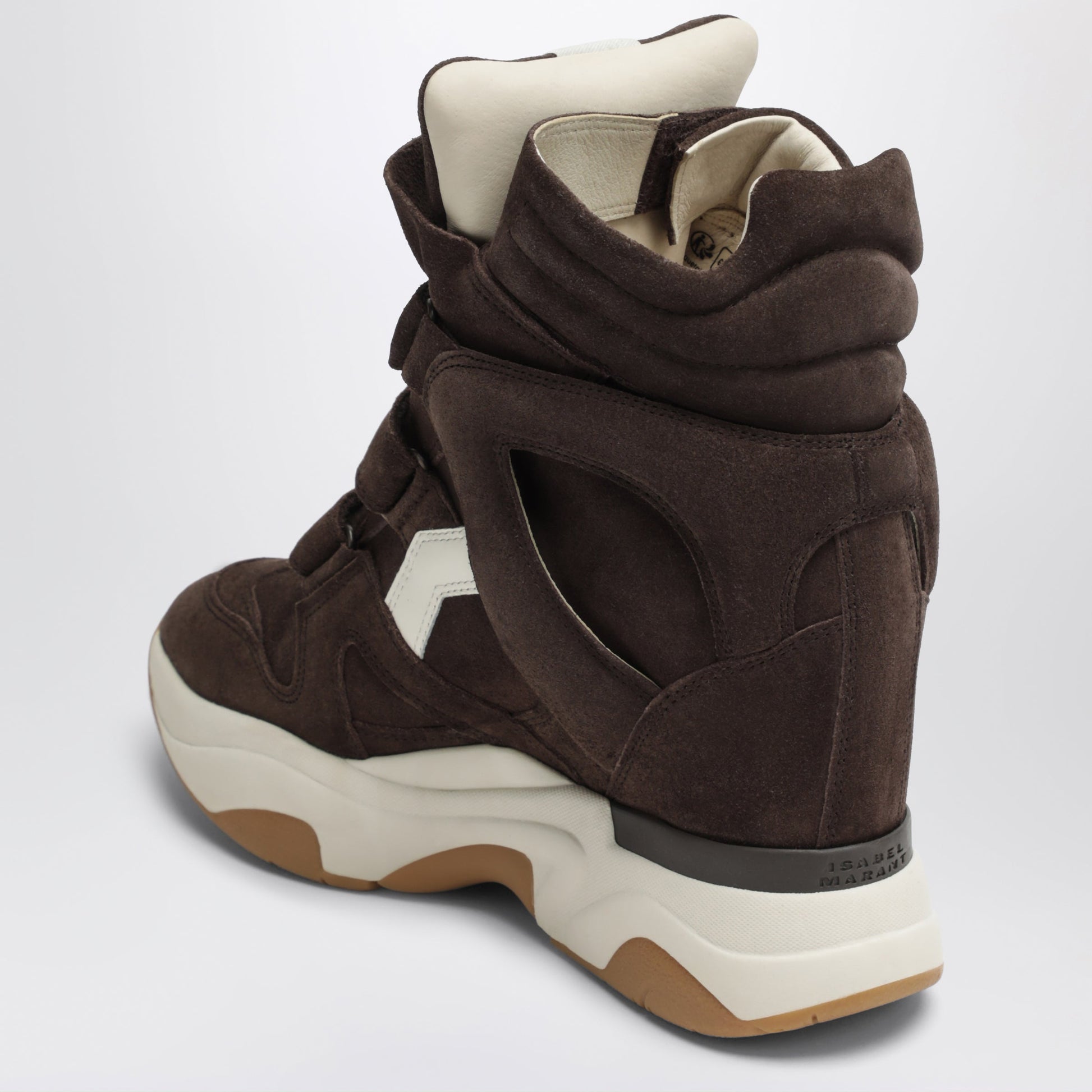 Isabel Marant Brown Suede Balskee Wedge Sneakers Women ISABEL MARANT