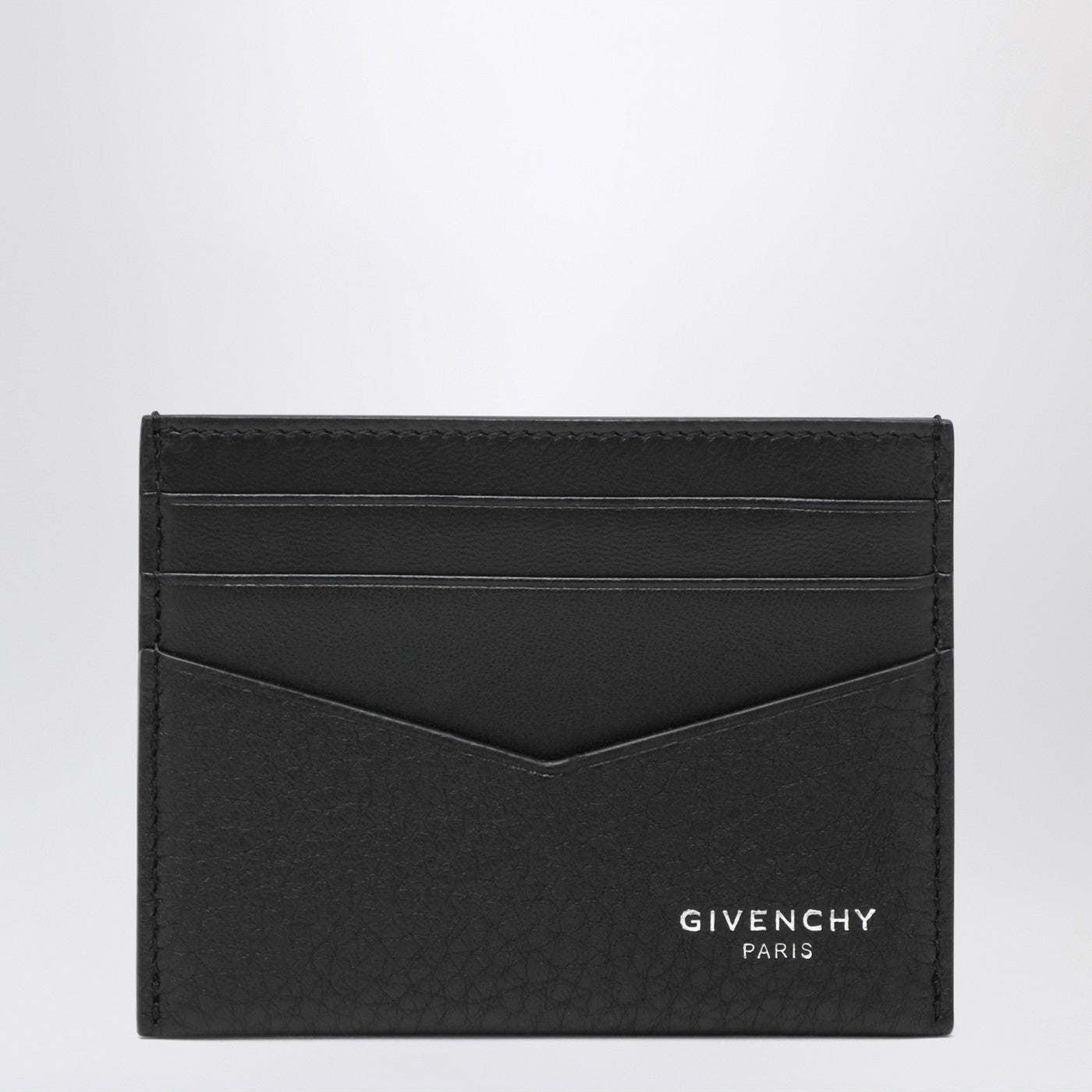 Givenchy Black Smooth Leather Card Holder Men GIVENCHY