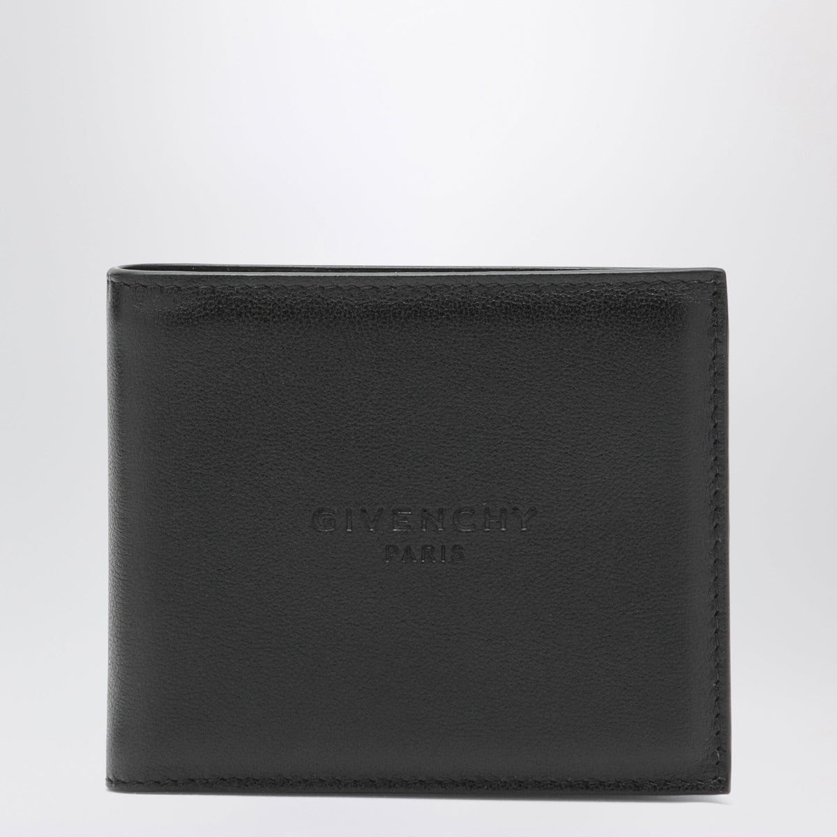 Givenchy Embossed-Logo Calf Leather Wallet In Black Men GIVENCHY